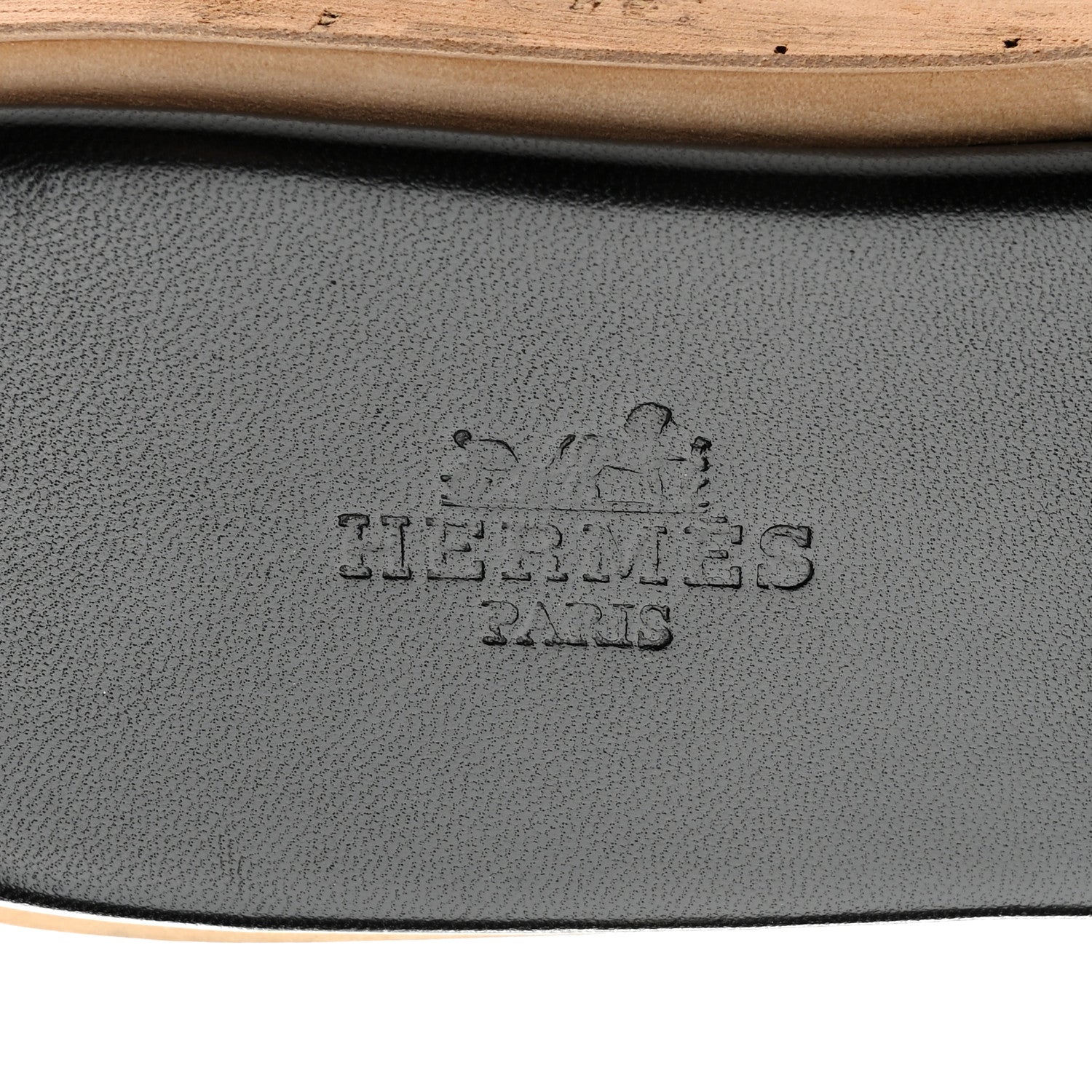 Calfskin Cork Eze 30 Sandals 37 Black