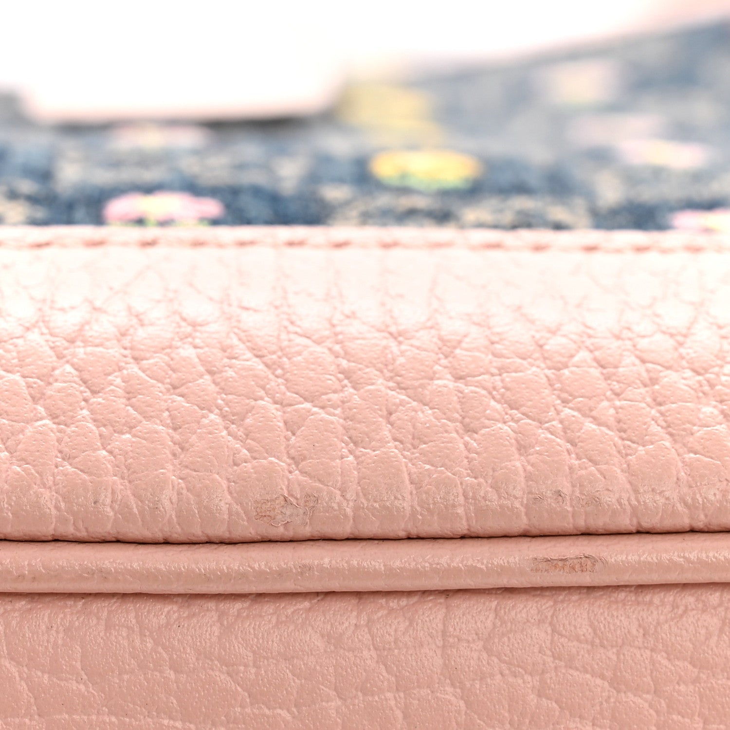 New Denim GG Monogram Calfskin Love Parade Small Jackie 1961 Hobo Light Pink