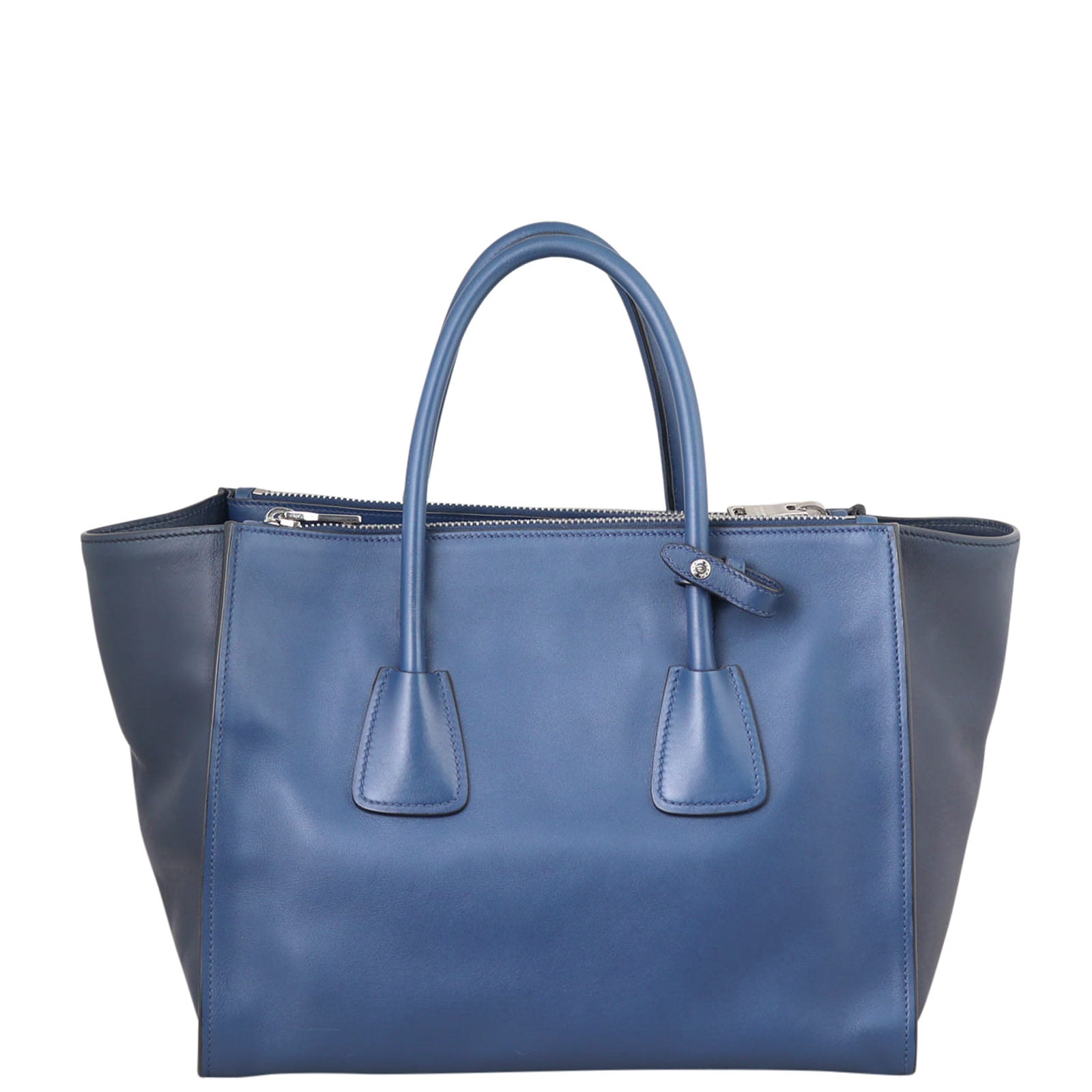 Prada City Calf Twin Pocket Tote