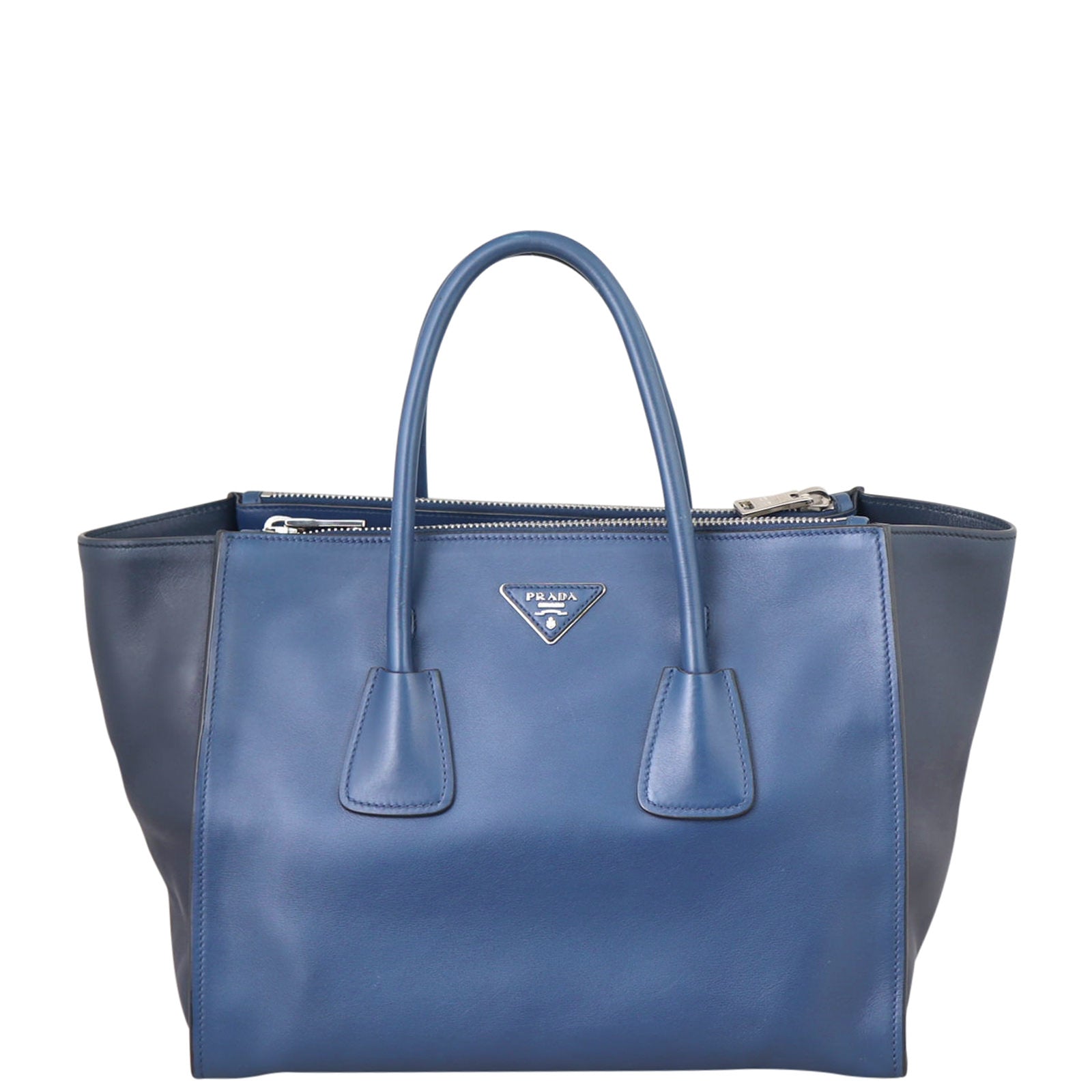 Prada City Calf Twin Pocket Tote