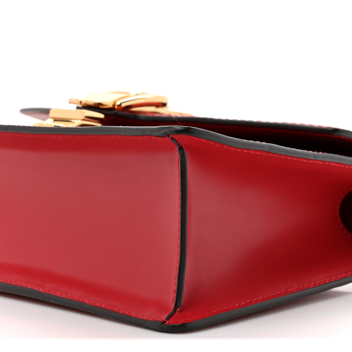 Calfskin Small Sylvie Shoulder Bag Hibiscus Red