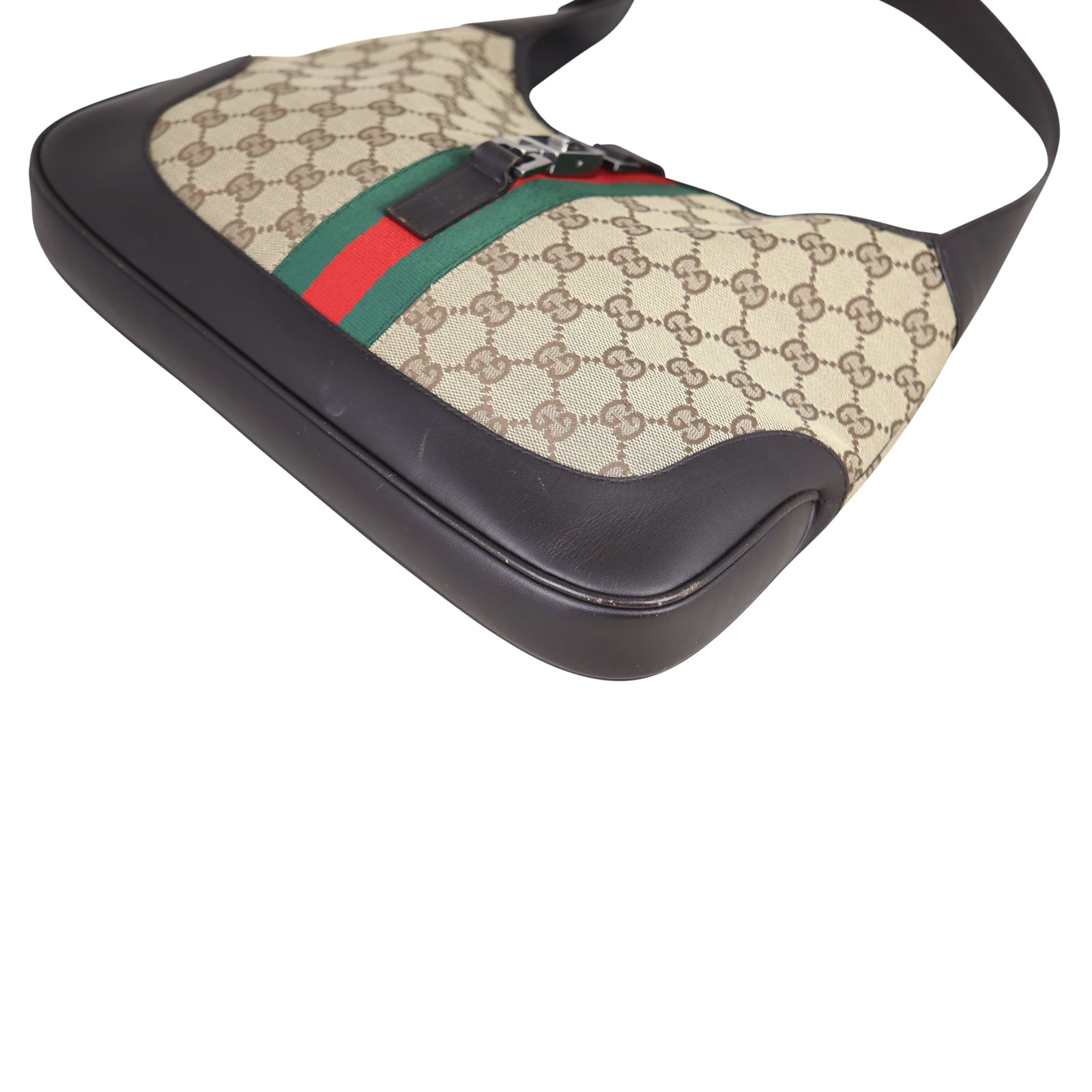 Gucci Web GG Canvas Jackie Hobo