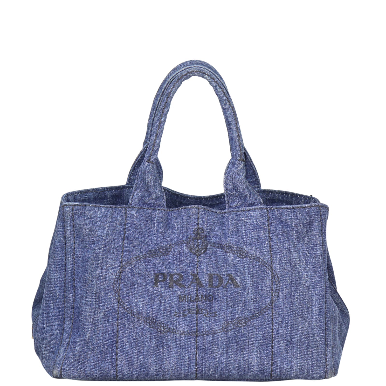 Prada Canapa Logo Tote Medium