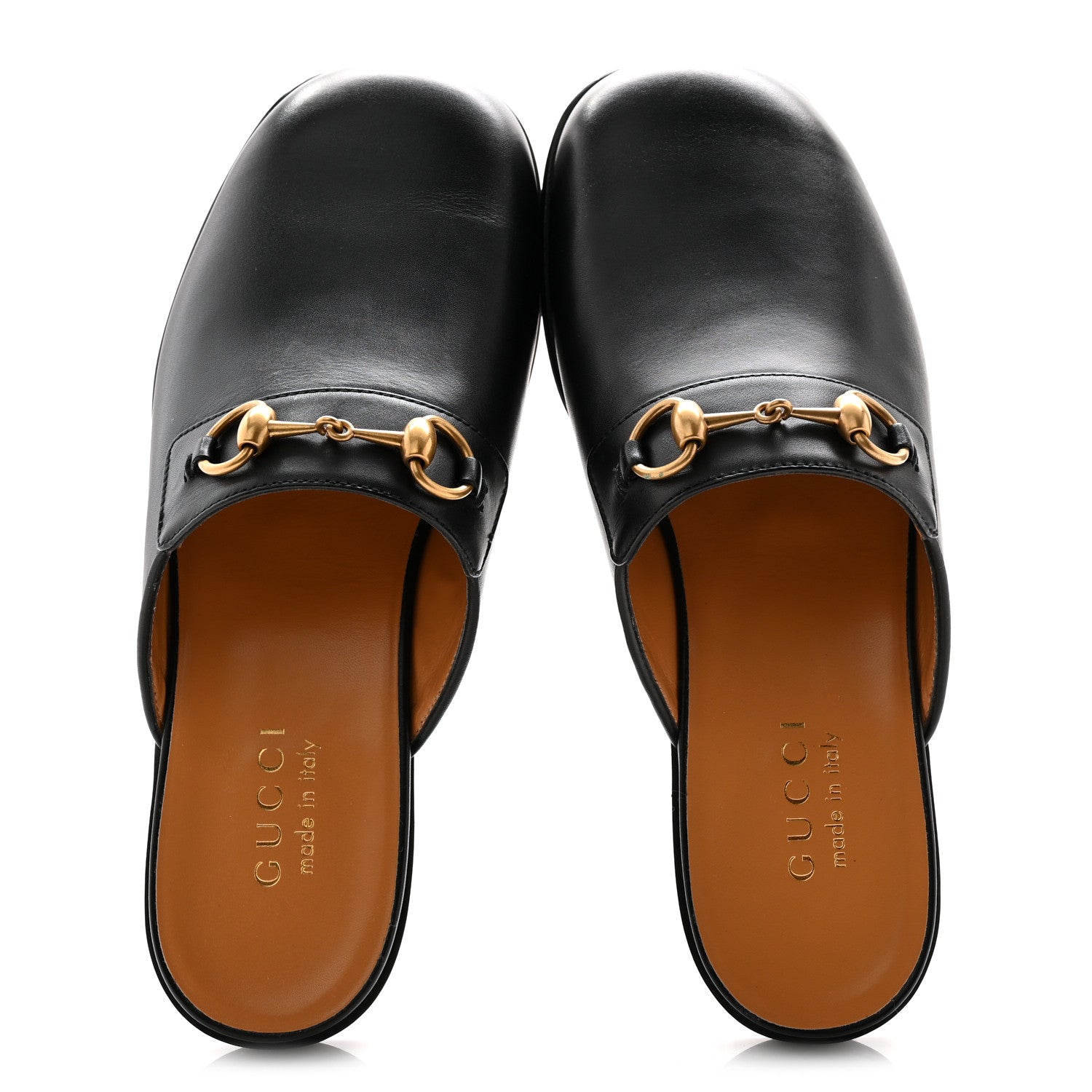 Jakarta Calfskin Mens Horsebit Slippers 7 Black