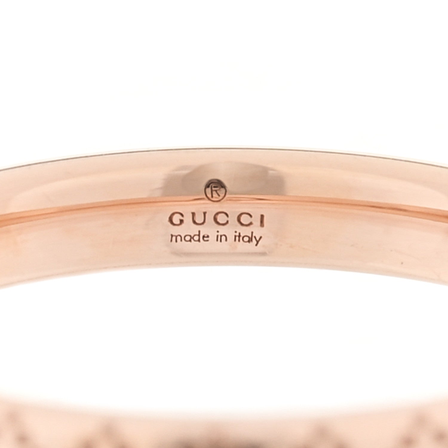 18K Rose Gold Diamantissima Band Ring 50 5.25