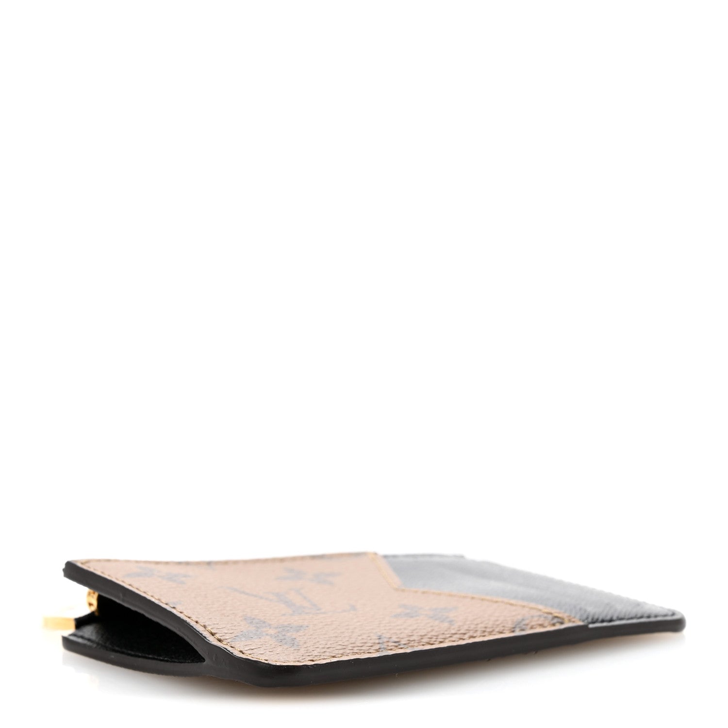 Reverse Monogram Zipped Romy Card Holder