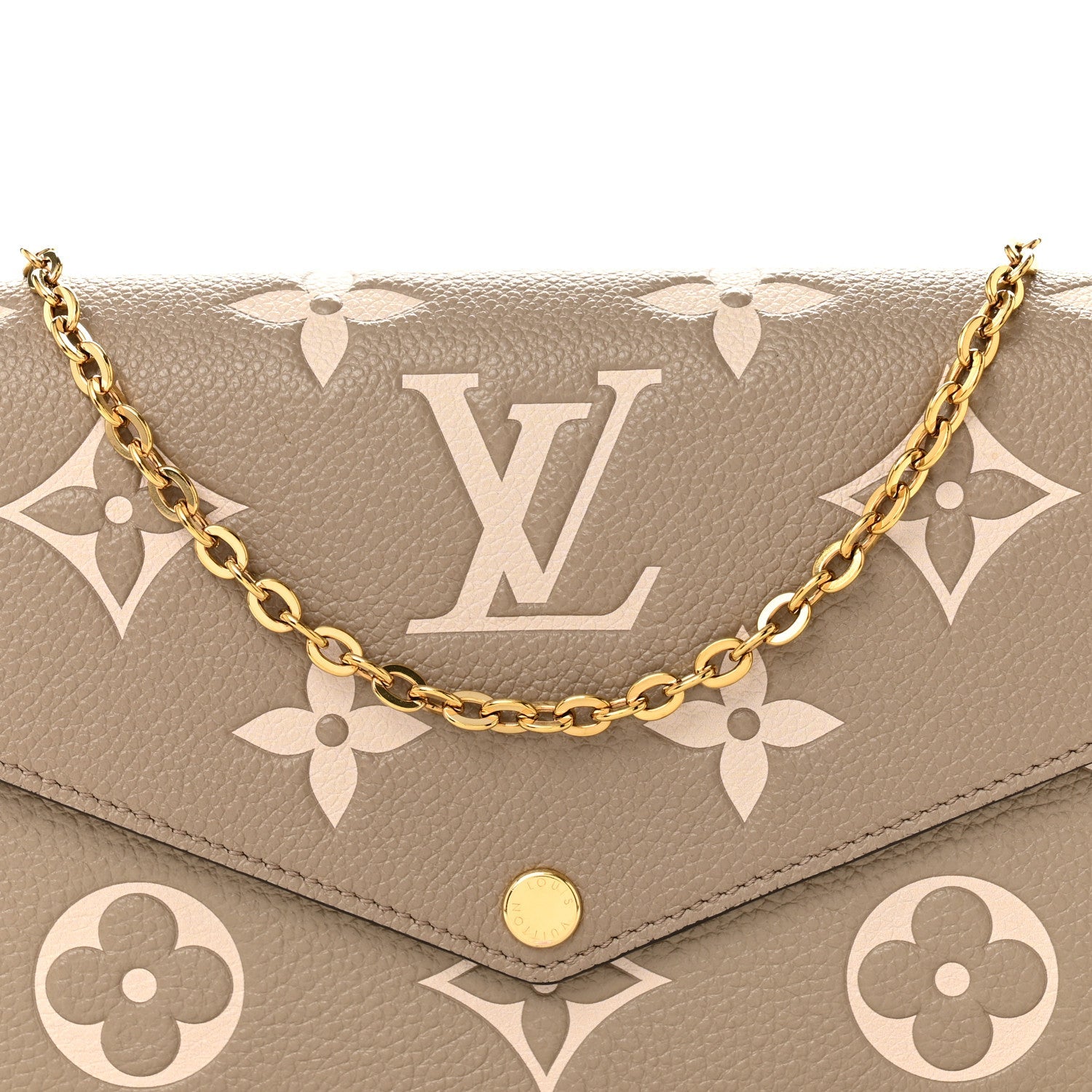 Empreinte Monogram Giant Felicie Pochette Tourterelle Creme