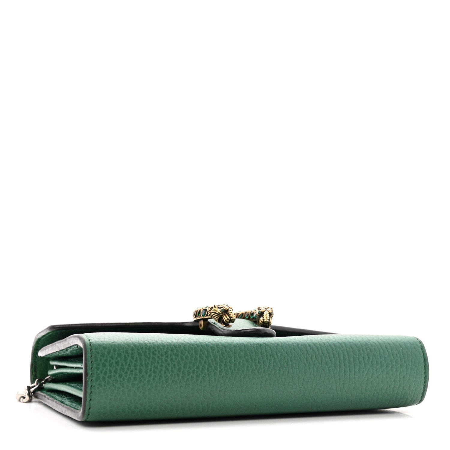 Calfskin Mini Dionysus Chain Wallet Emerald