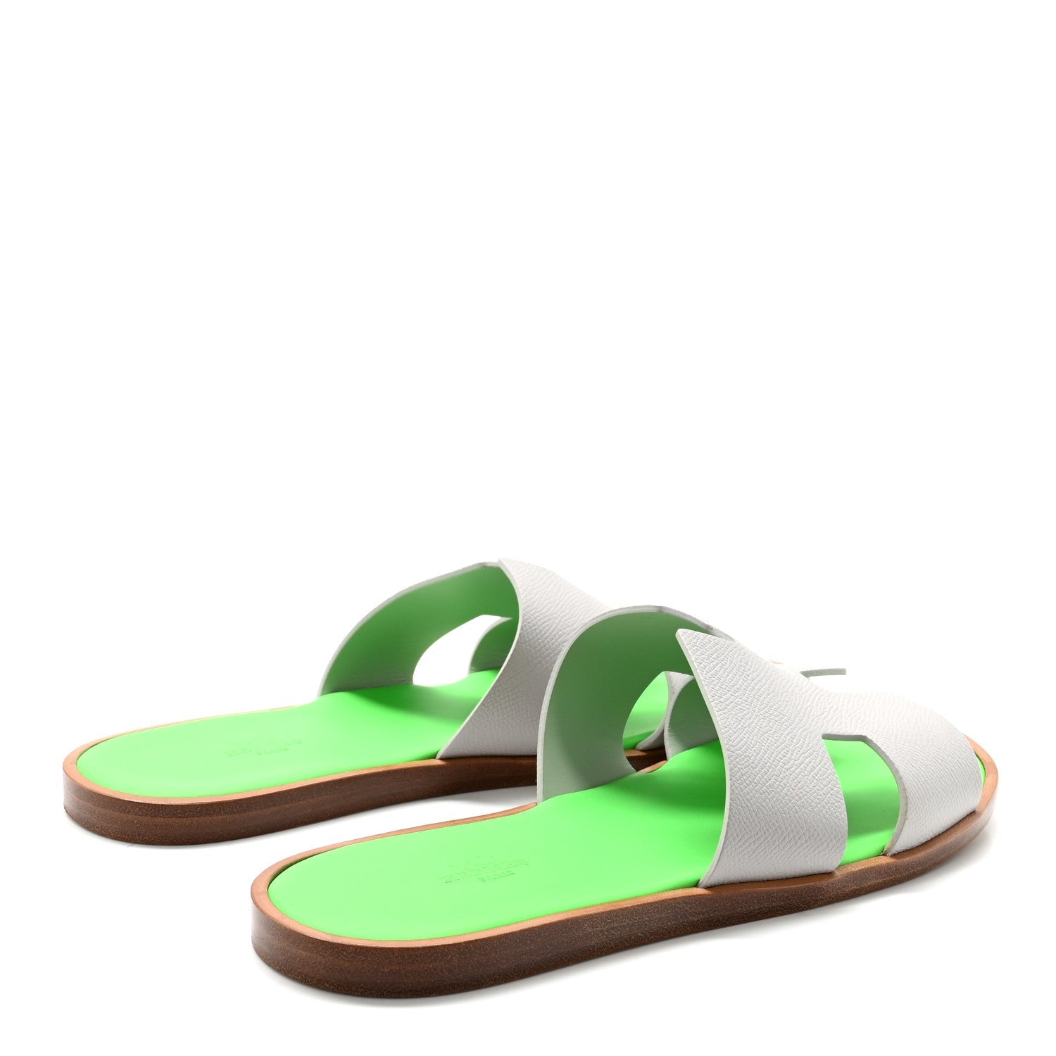 Epsom Mens Izmir Sandals 42 Gris Quartz Vert Fluo