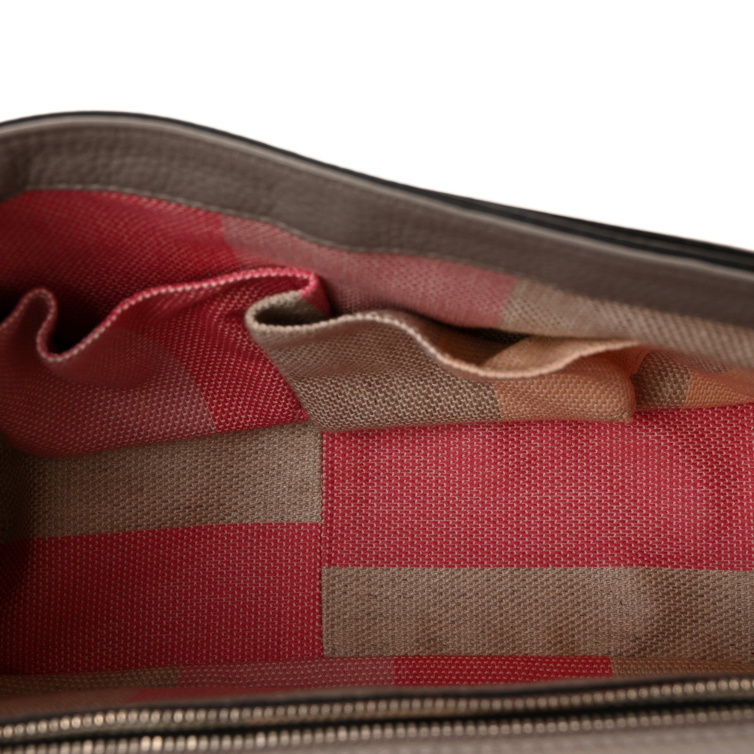 Cellarius Calfskin Medium Bamboo Daily Flap Shoulder Bag Storm Grey
