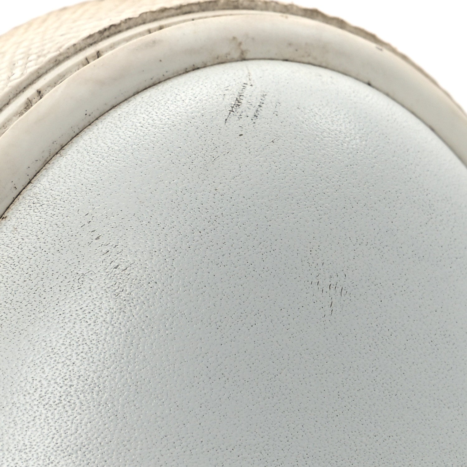 Calfskin Womens Advantage Sneakers 37 White