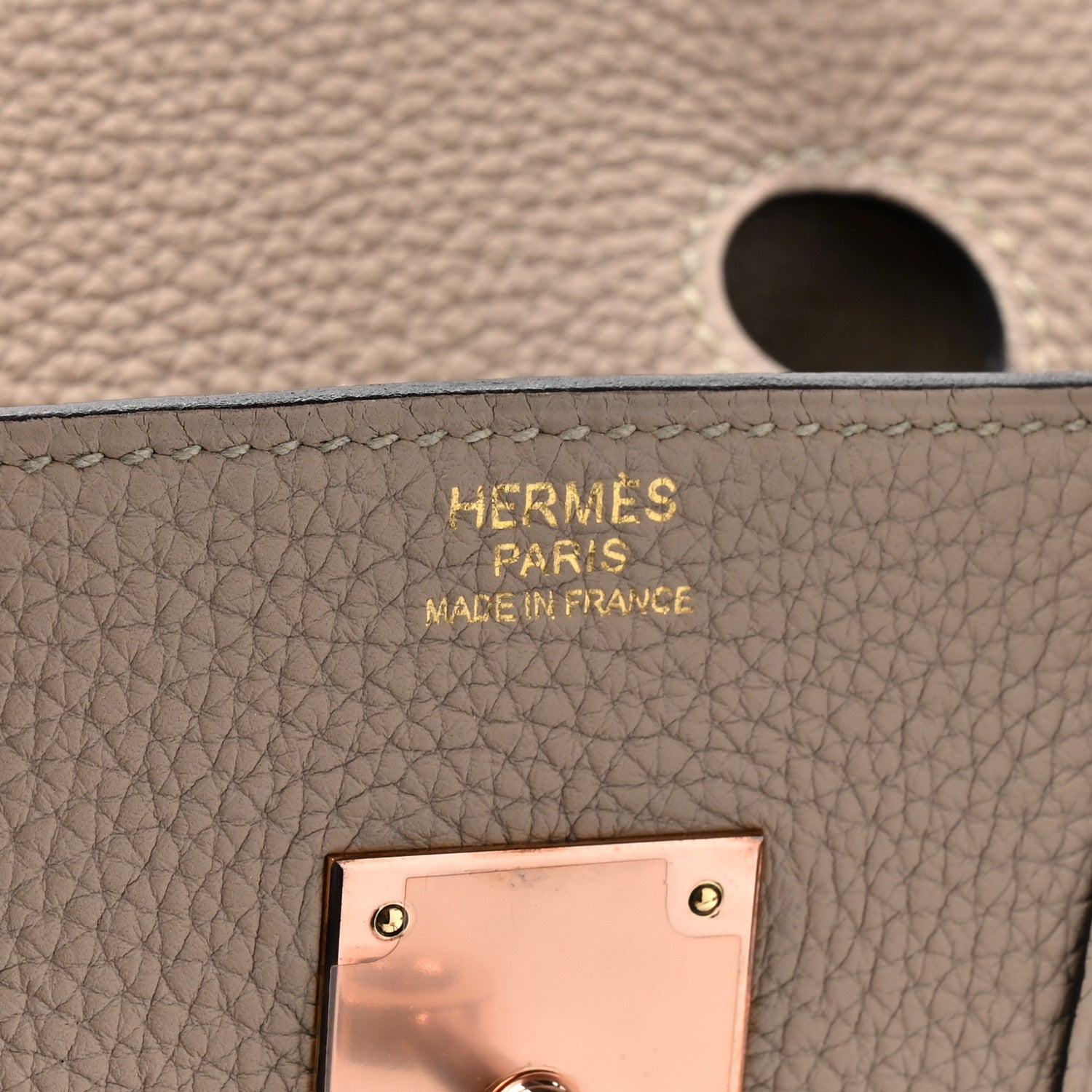 Togo Birkin 30 Gris Tourterelle