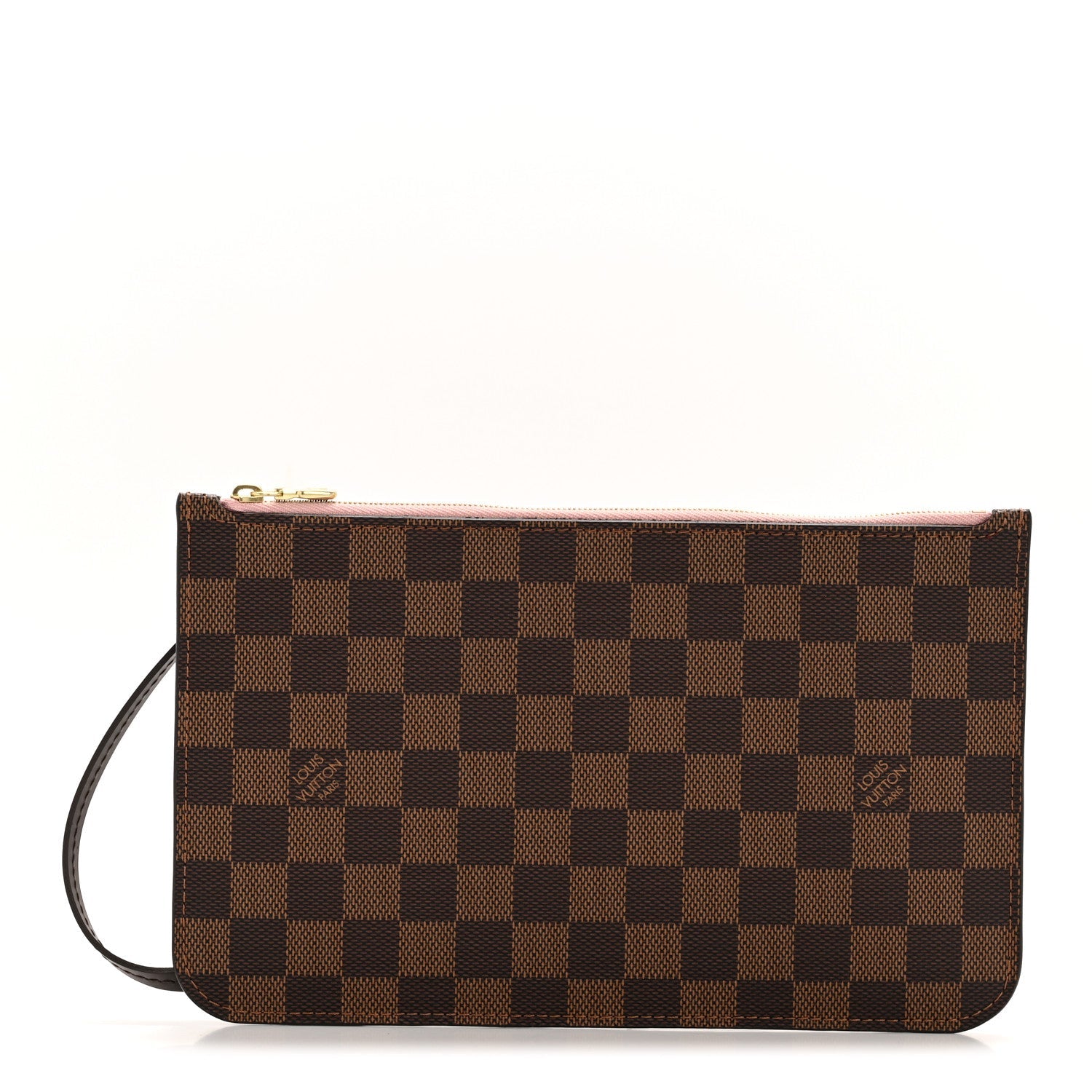 Damier Ebene Neverfull MM GM Pochette Rose Ballerine