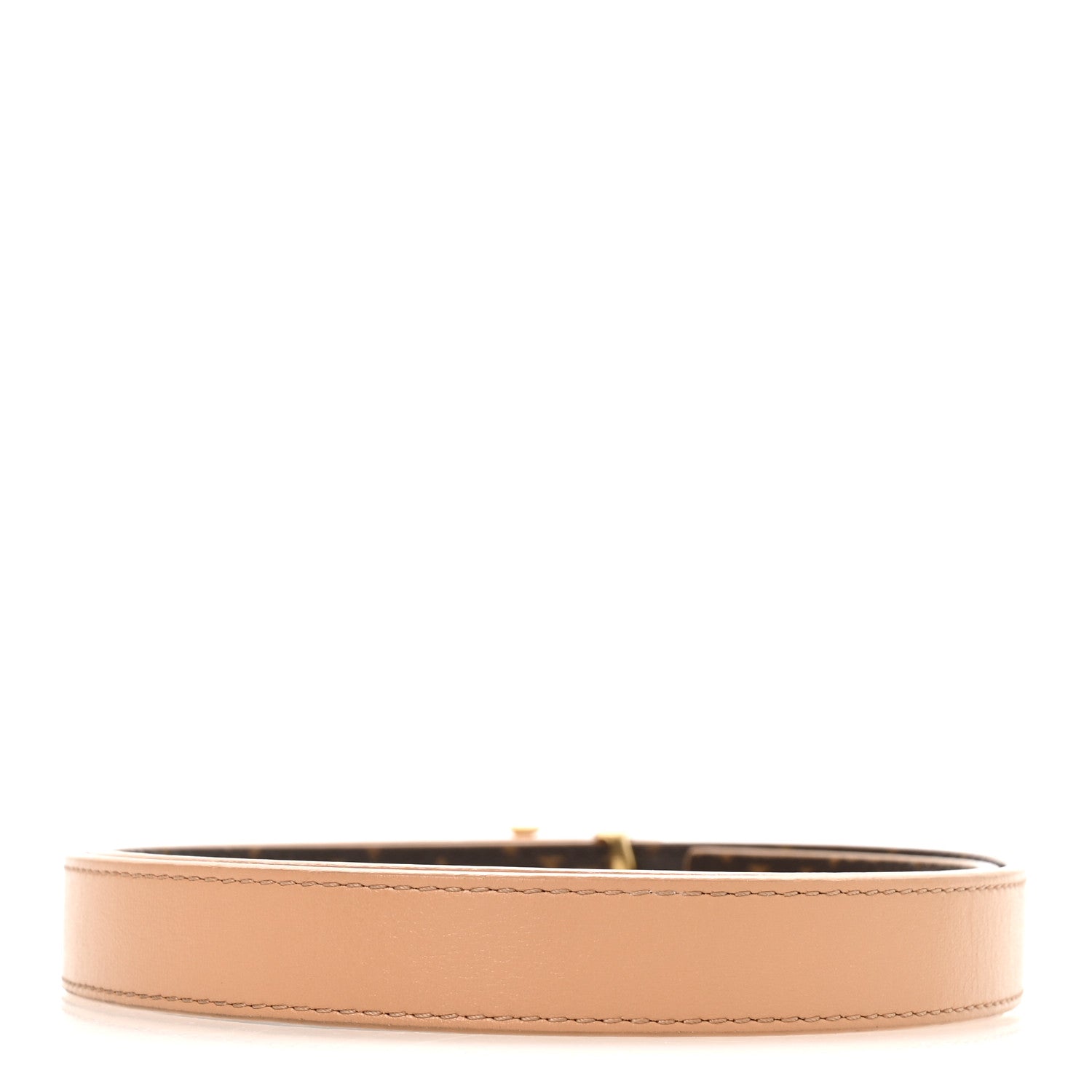 Calfskin Monogram 20mm LV Iconic Reversible Belt 75 30 Arizona Beige