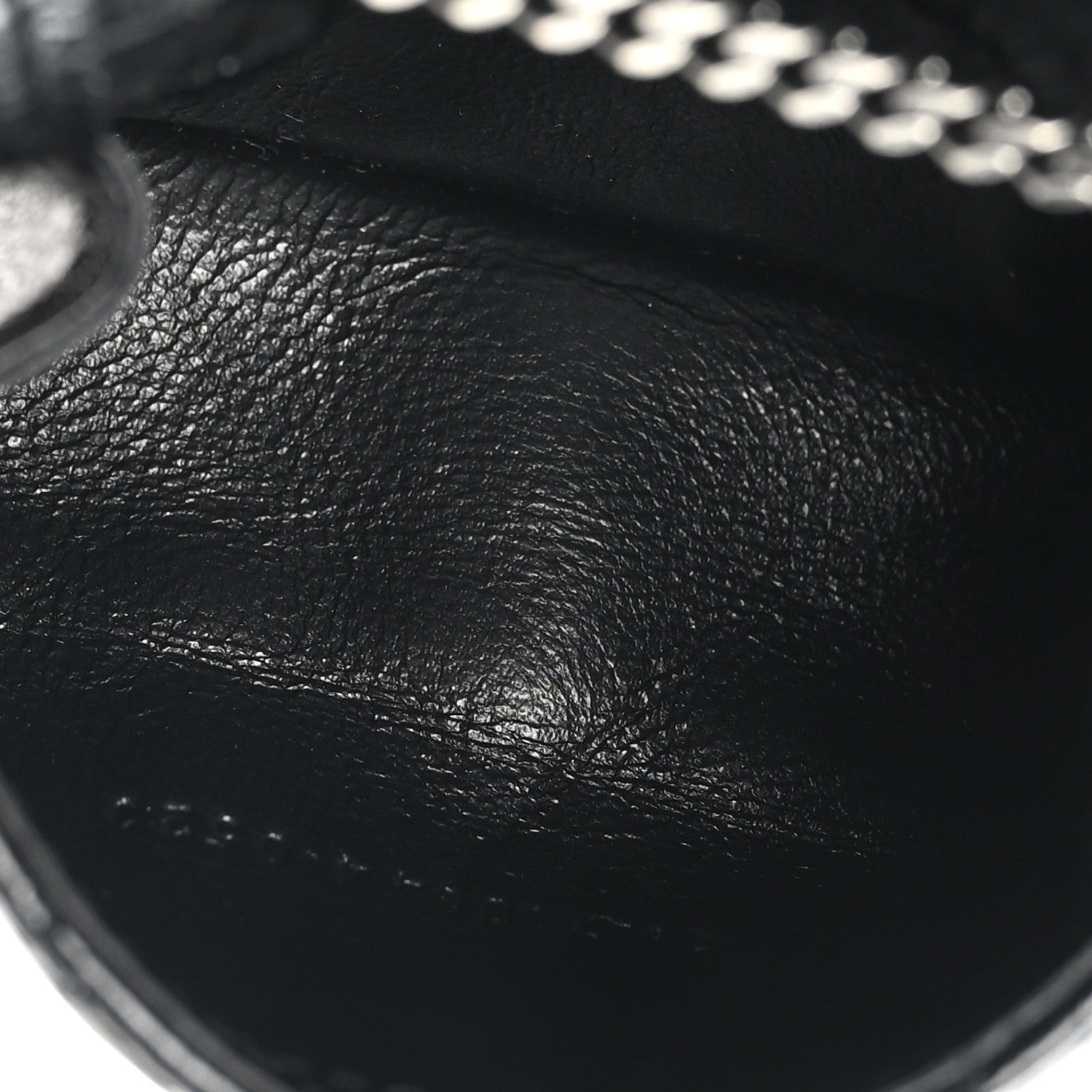 Crinkled Calfskin Matelasse Monogram Niki Airpods Holder Micro Bag Black