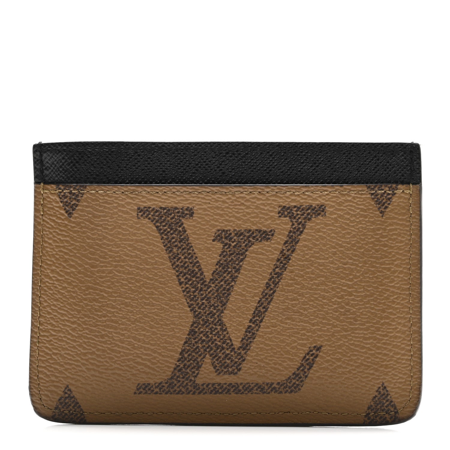 Reverse Monogram Side Up Card Holder