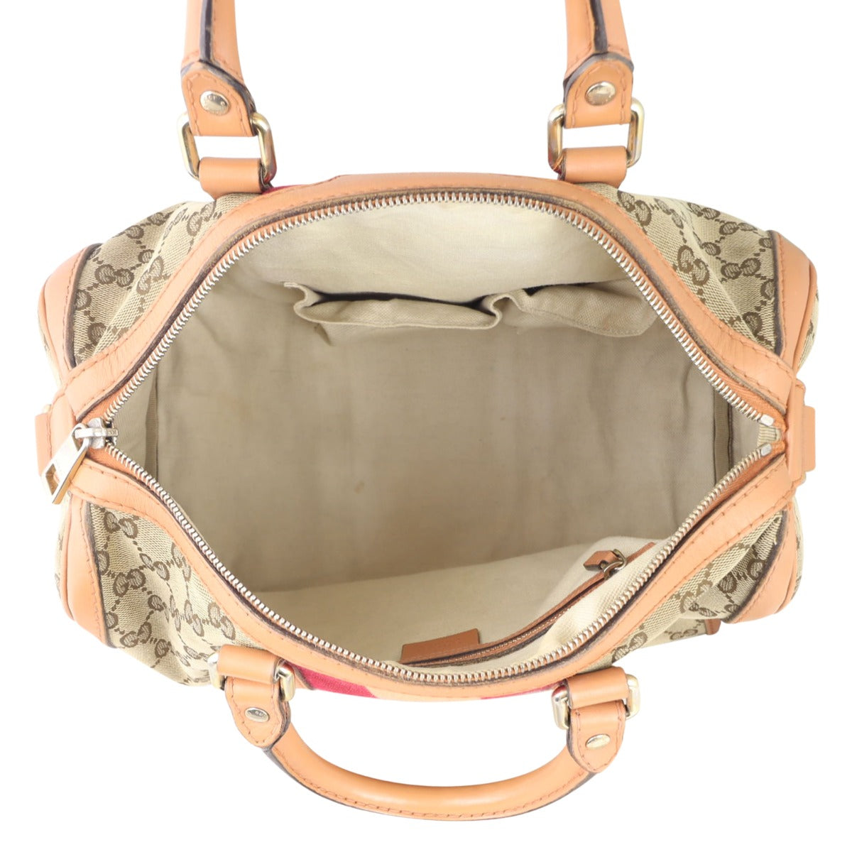 Gucci Vintage Web Original GG Boston Bag Medium