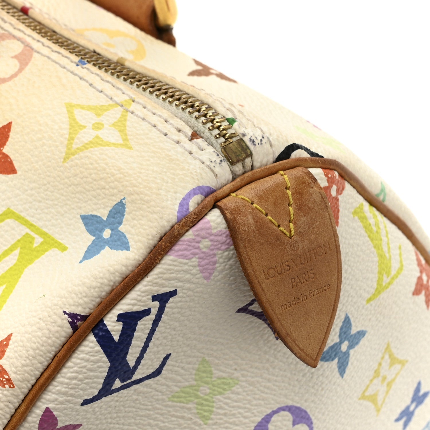 Monogram Multicolor Speedy 30 White