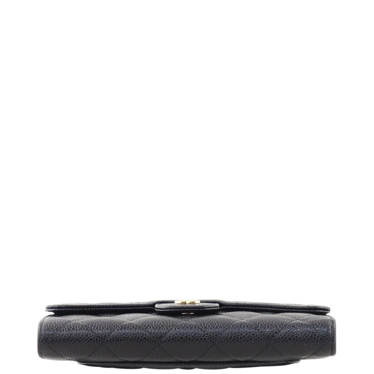 Chanel Classic Flap Wallet | Black Gold Hardware