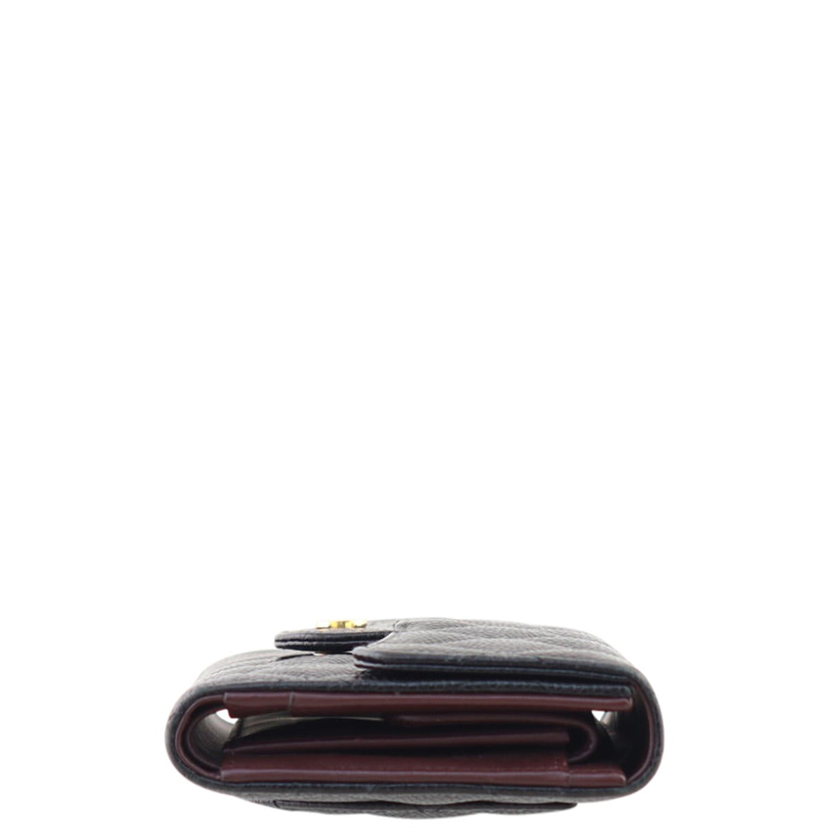 Chanel Classic Flap Wallet | Black Gold Hardware