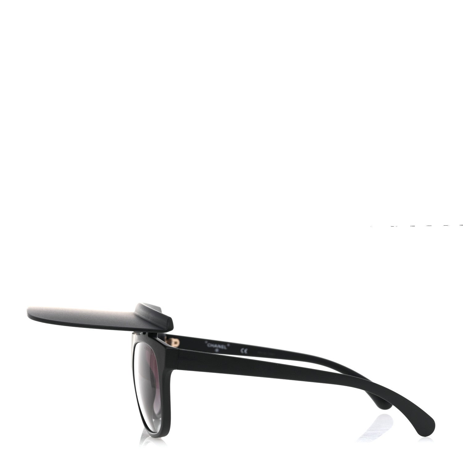 Acetate Visor Sunglasses 71046 Matte Black
