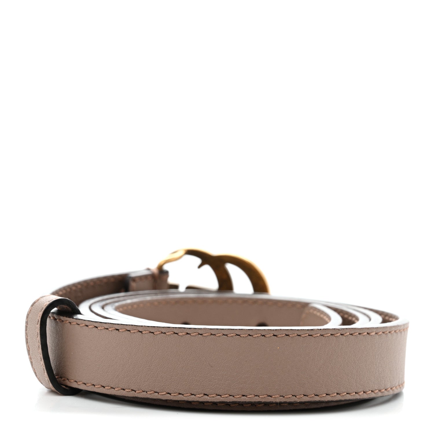 Calfskin Double G 20mm Belt 85 34 Porcelain Rose