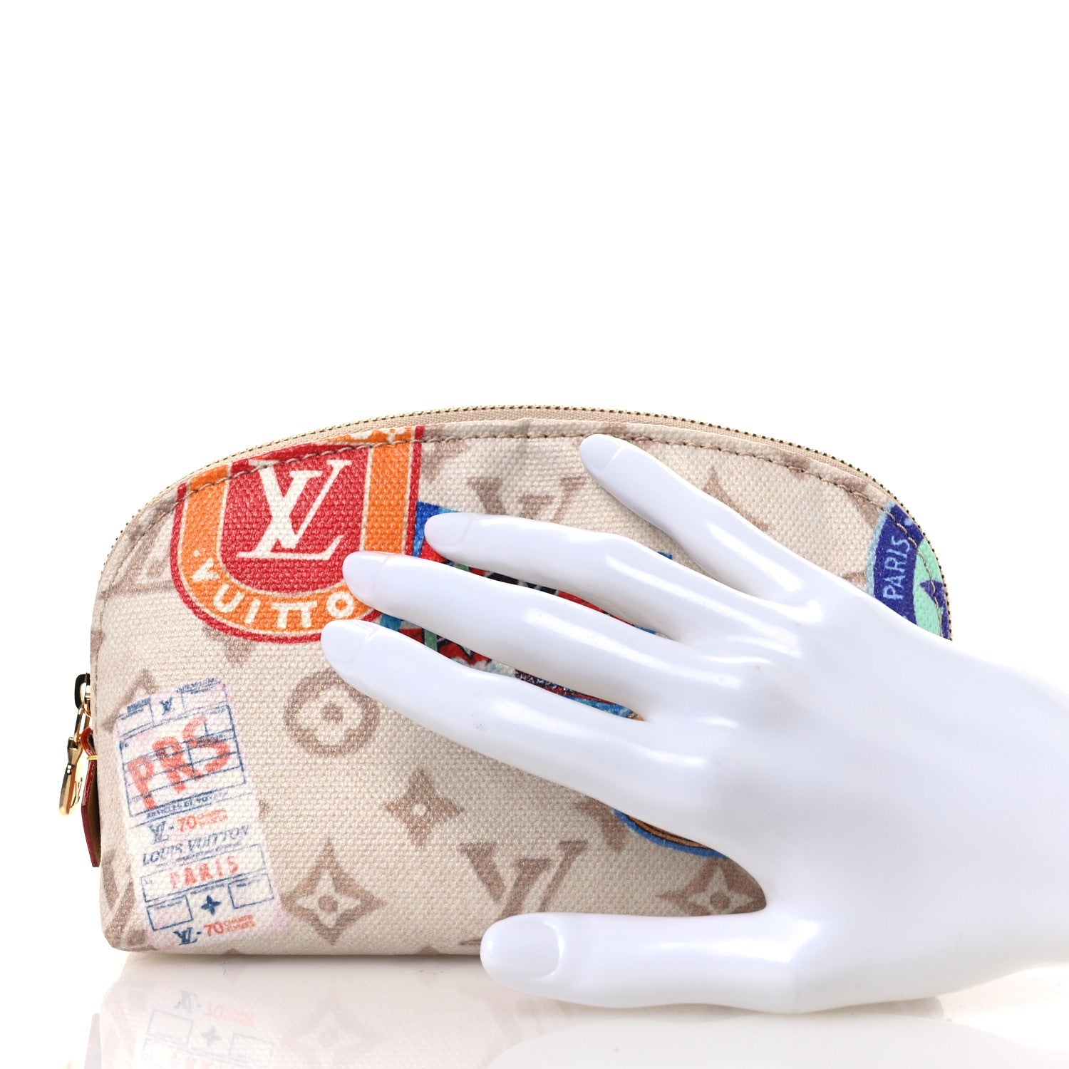 Monogram Flight Mode Cosmetic Pouch Dune