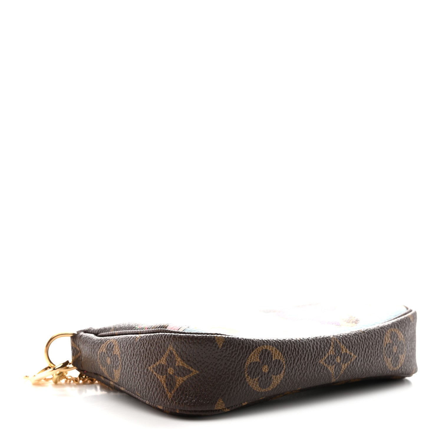 Monogram 2022 Christmas Animation Seoul Mini Pochette Accessories Fuchsia