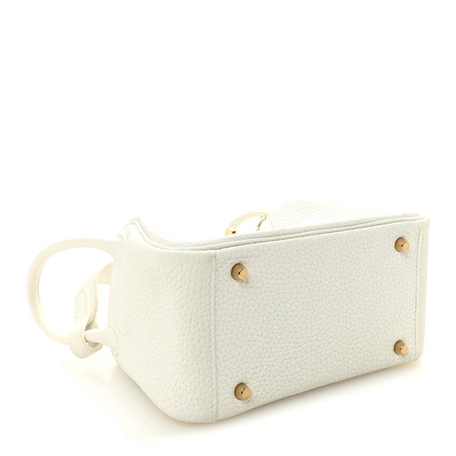 Taurillon Clemence Mini Lindy 20 New White