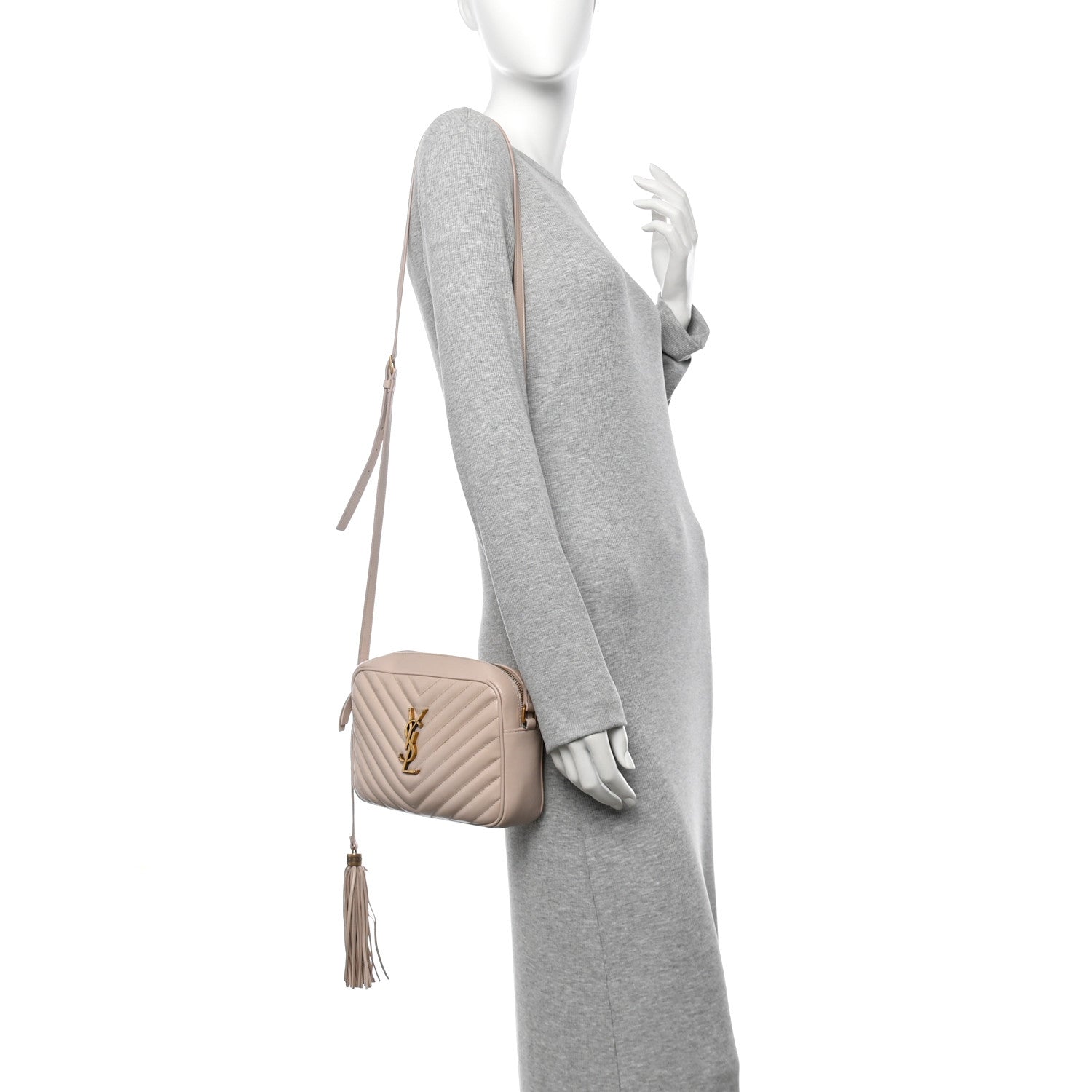 Calfskin Matelasse Monogram Lou Camera Bag Washed Light Pink