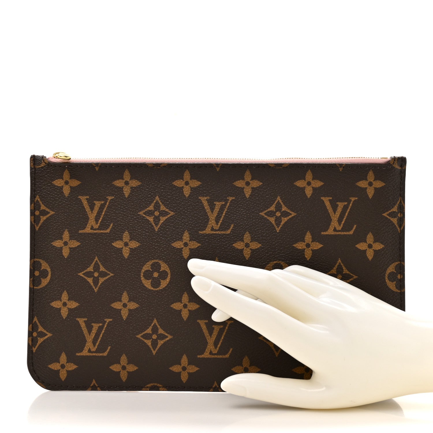 Monogram Neverfull MM GM Pochette Rose Ballerine