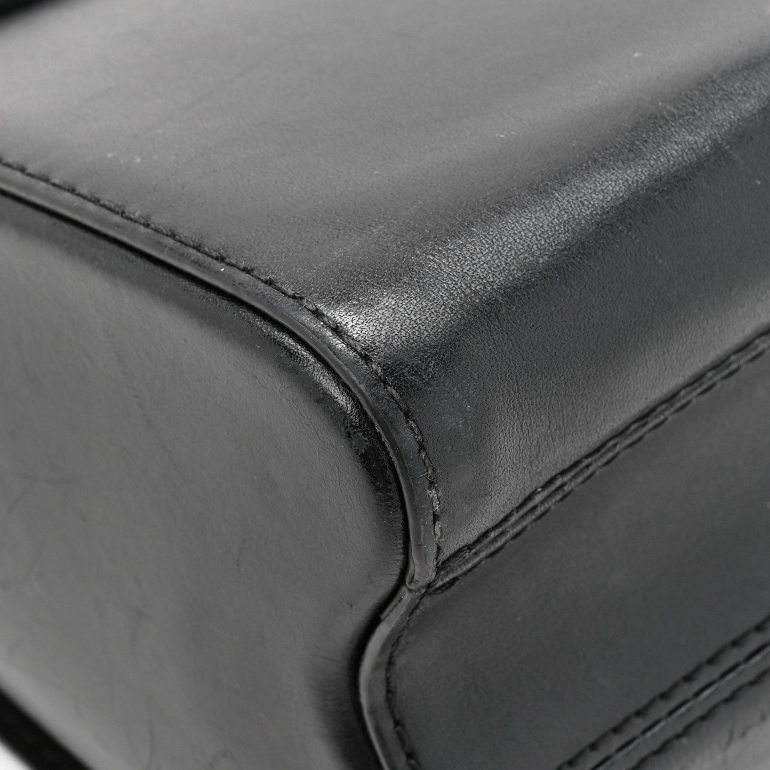 Veau Satin Monogram Twist Shoulder Bag MM Black