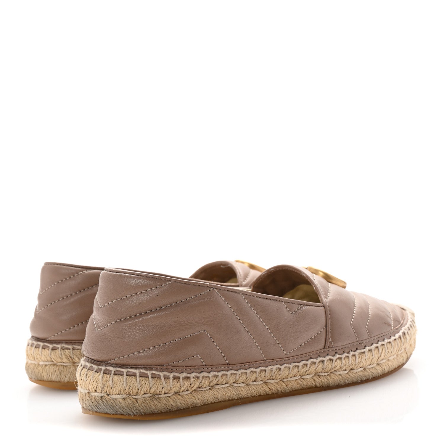 Nappa Matelasse GG Marmont Espadrilles 39 Porcelain Rose