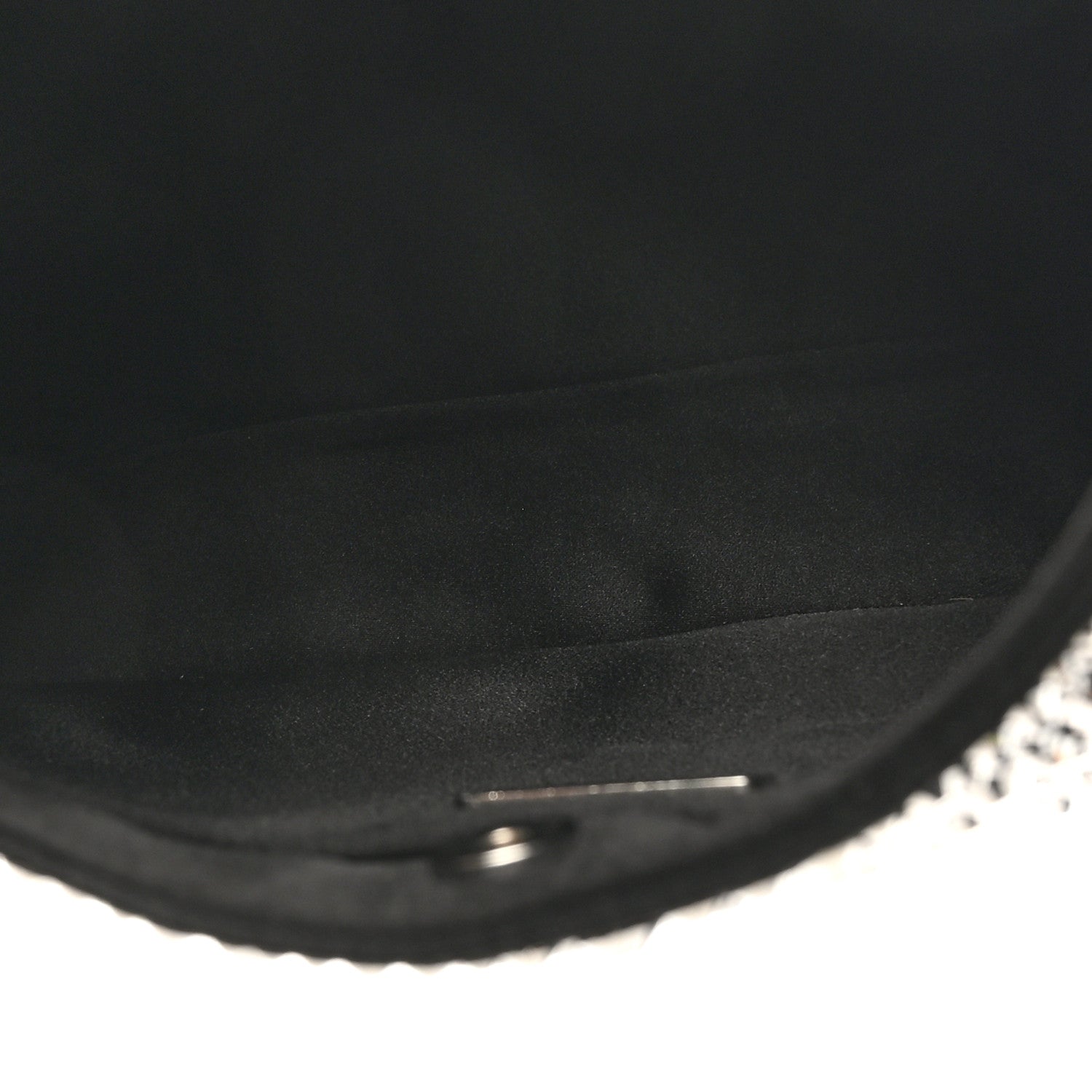 Satin Crystal Cleo Adjustable Strap Shoulder Bag Metal