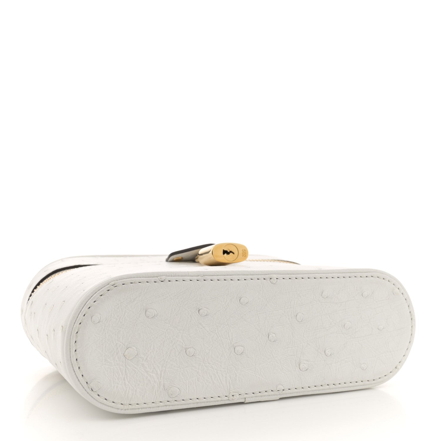 Ostrich Vanity Chain Pouch