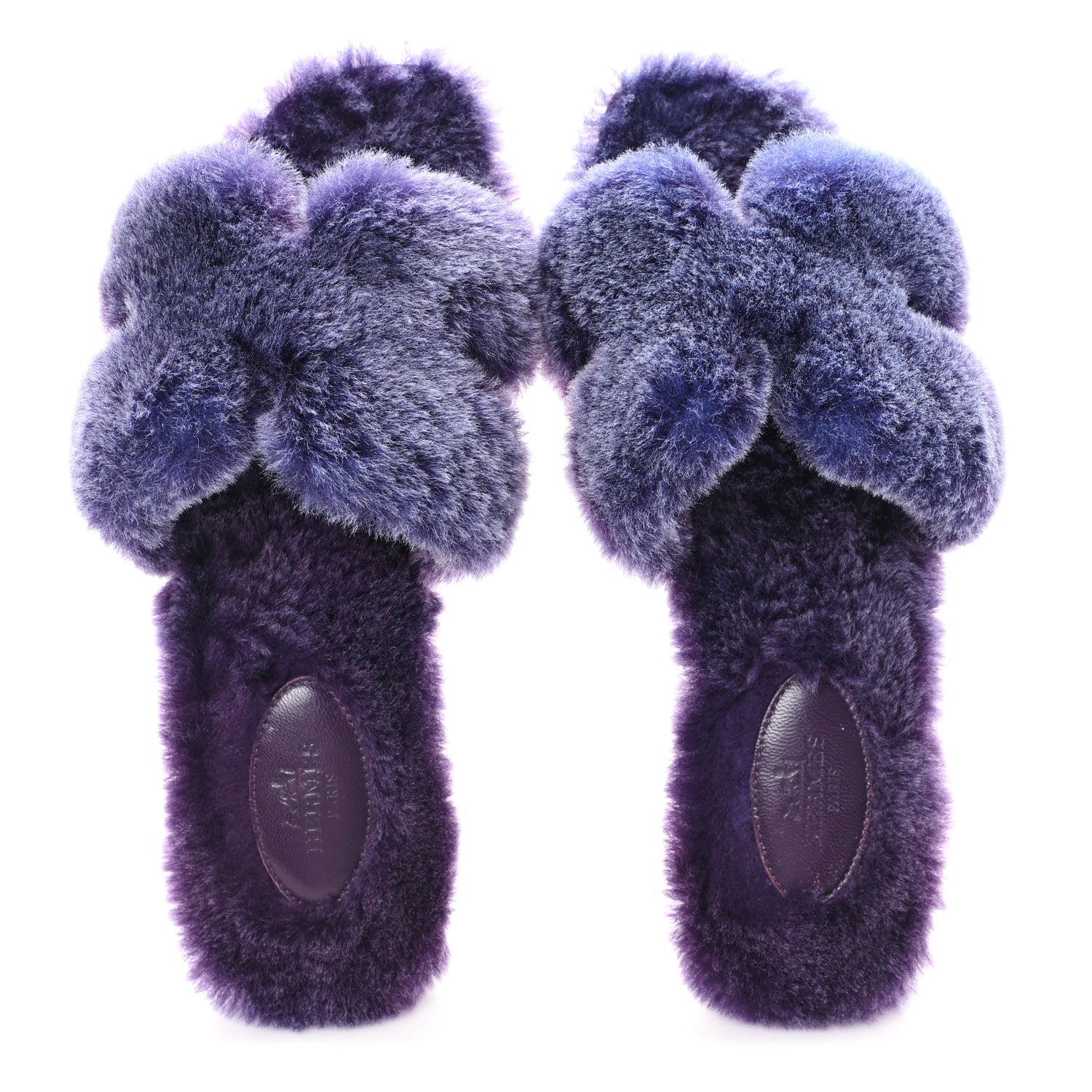 Woolskin Oran Sandals 38 Violet Fonce