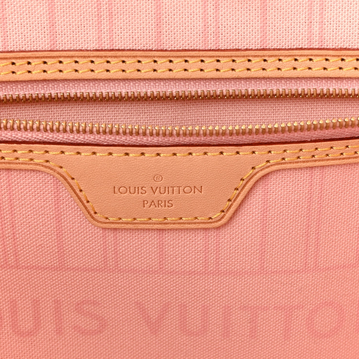 Damier Azur Neo Neverfull MM Rose Ballerine