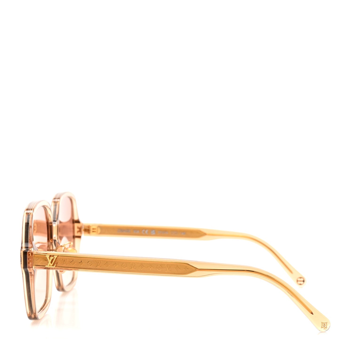 Acetate Aura Square Sunglasses Z3045E Ambre