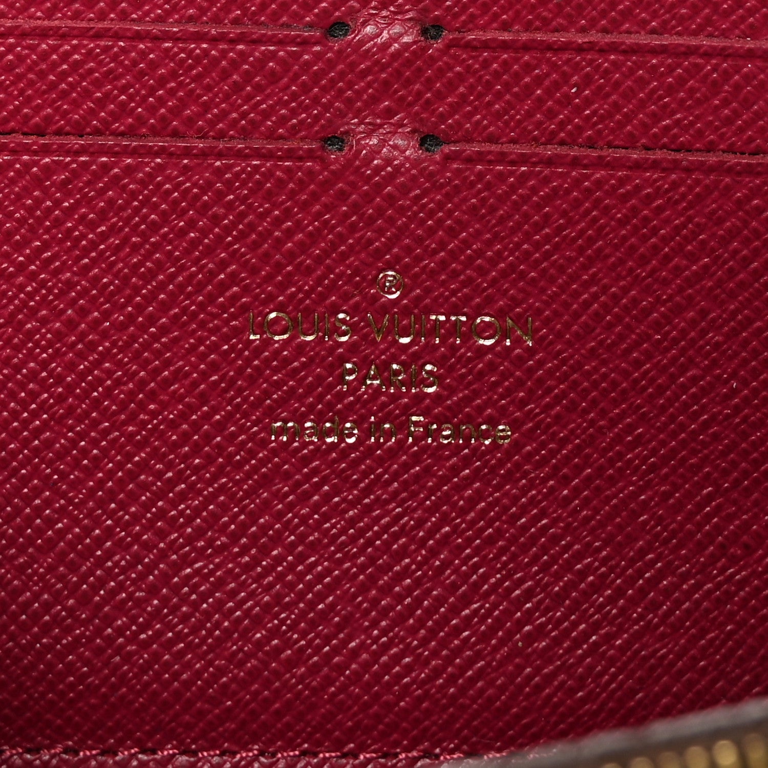 Monogram Clemence Wallet Fuchsia