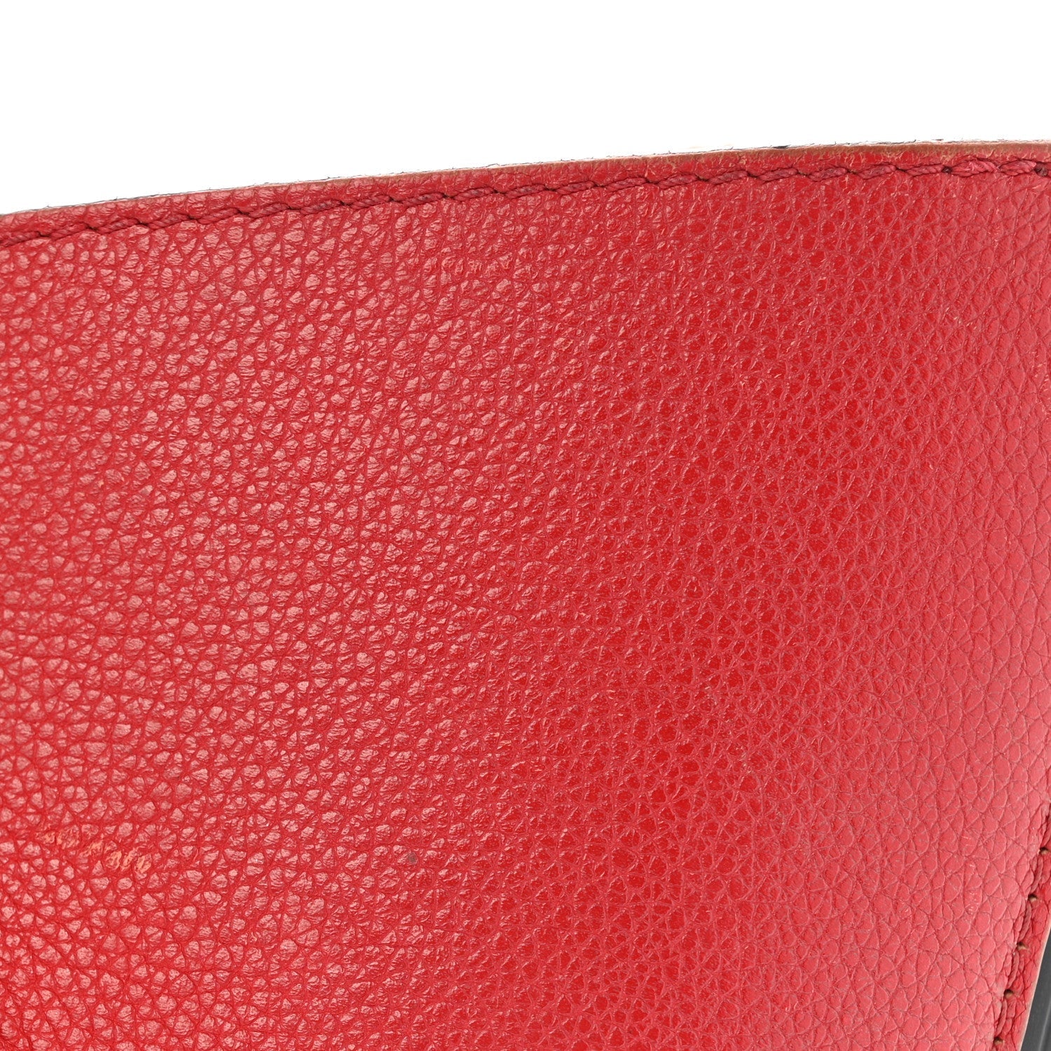 Calfskin Monogram Kimono Tote Cherry