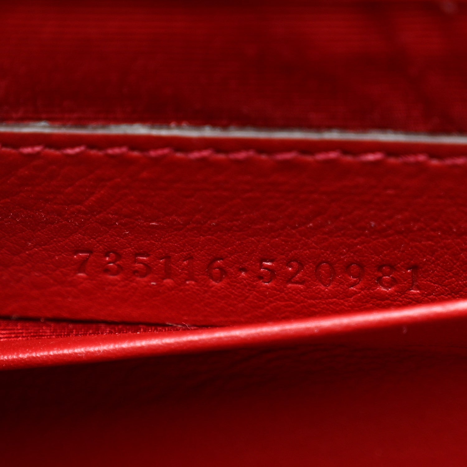 Moire Fabric Calfskin Rhinestone Monogram Monochrome Lizard Embossed Mini Bamboo 1947 Top Handle Chain Bag Red