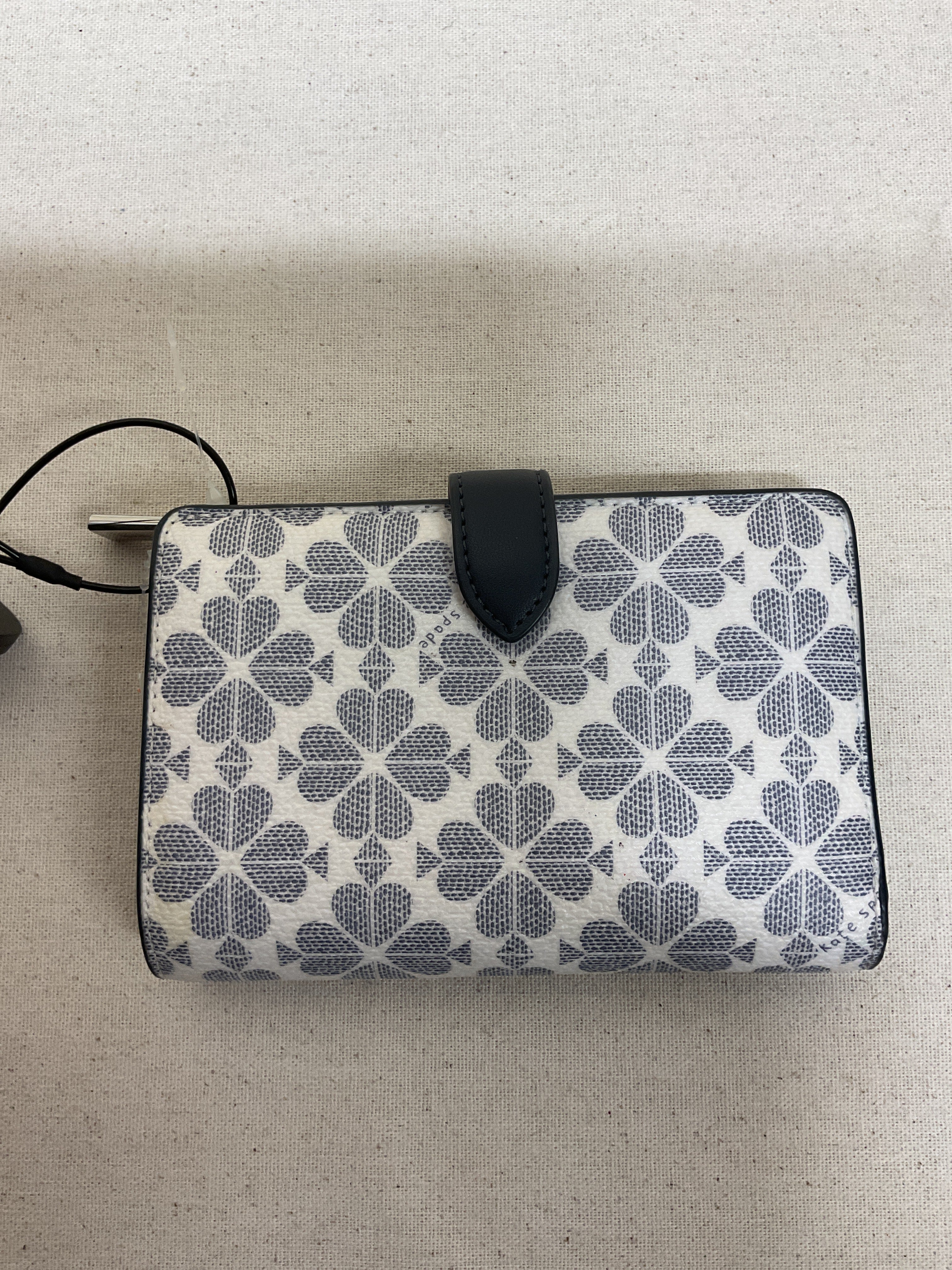 Wallet Designer By Kate Spade In Blue & White, Size:Medium