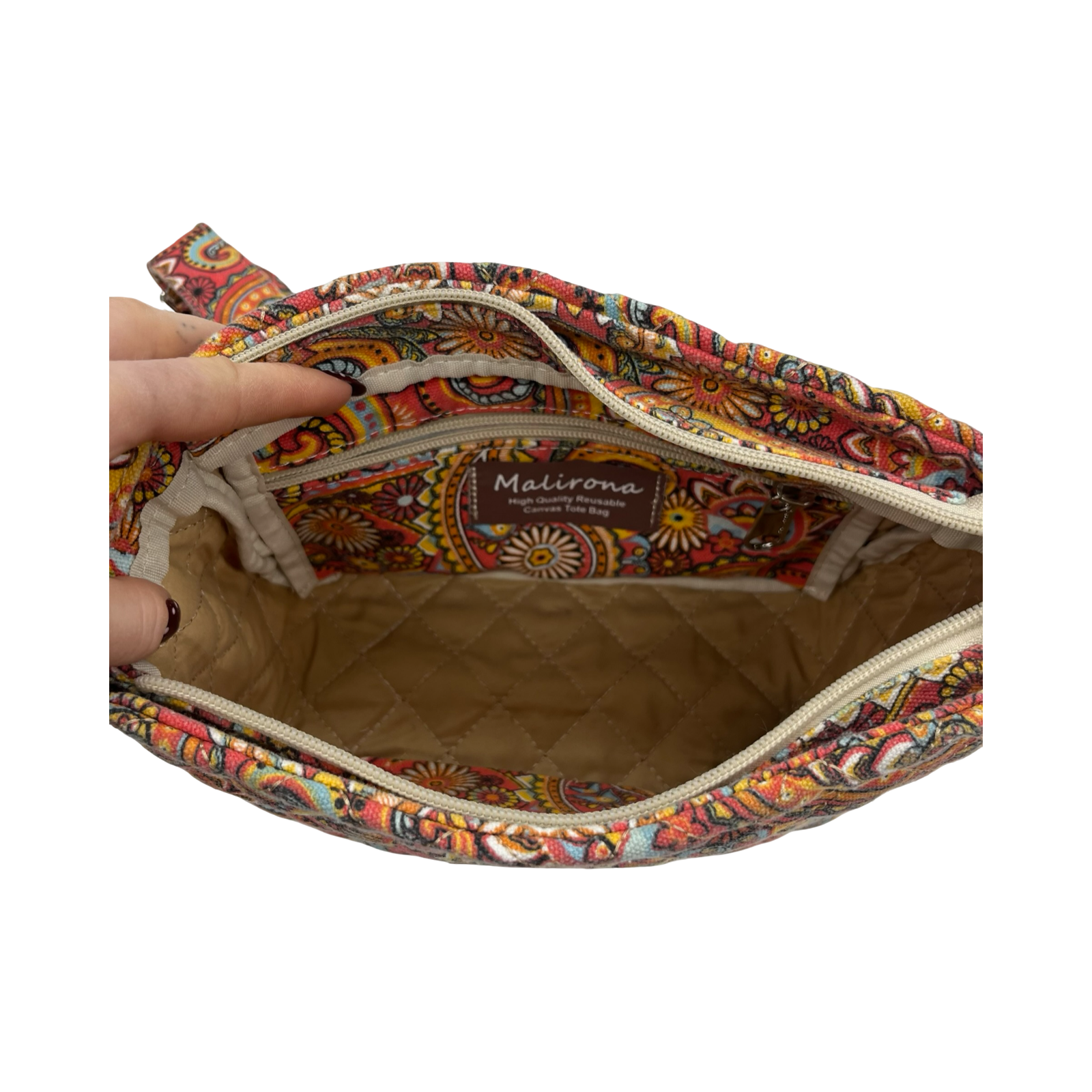 Crossbody By Clothes Mentor In Paisley Print, Size:Small