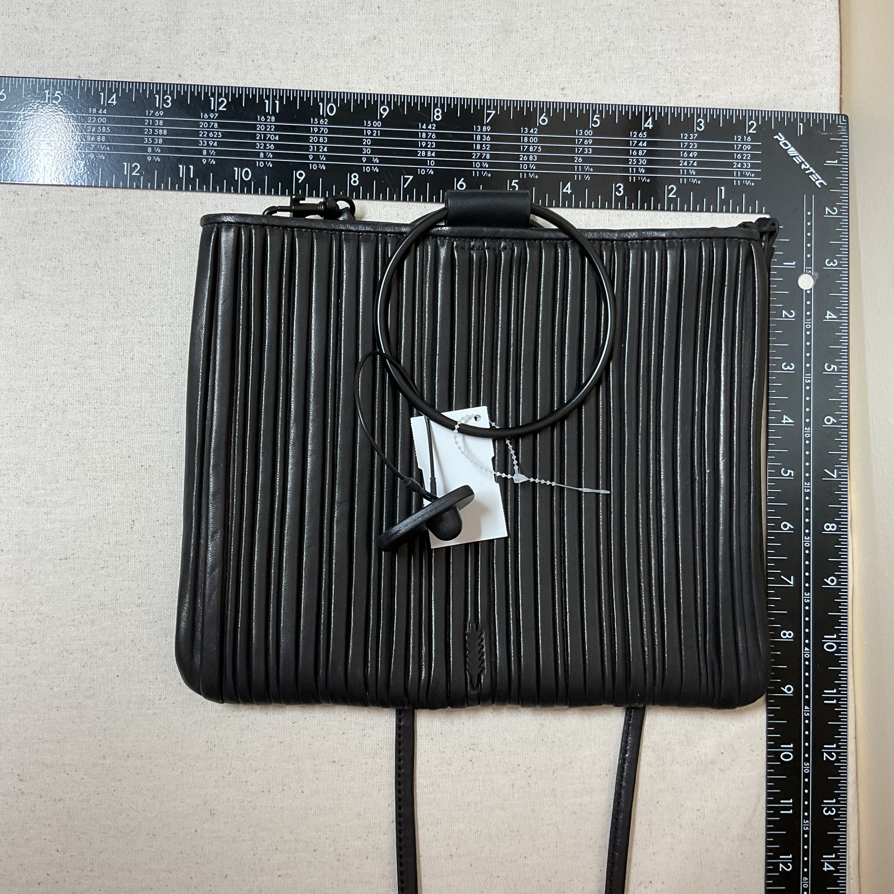 Crossbody Leather By Cmc In Black, Size:Large