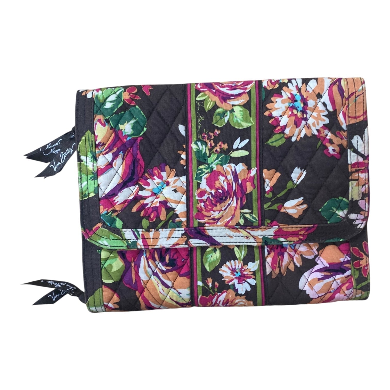 Makeup Bag By Vera Bradley In Brown, Size:Medium