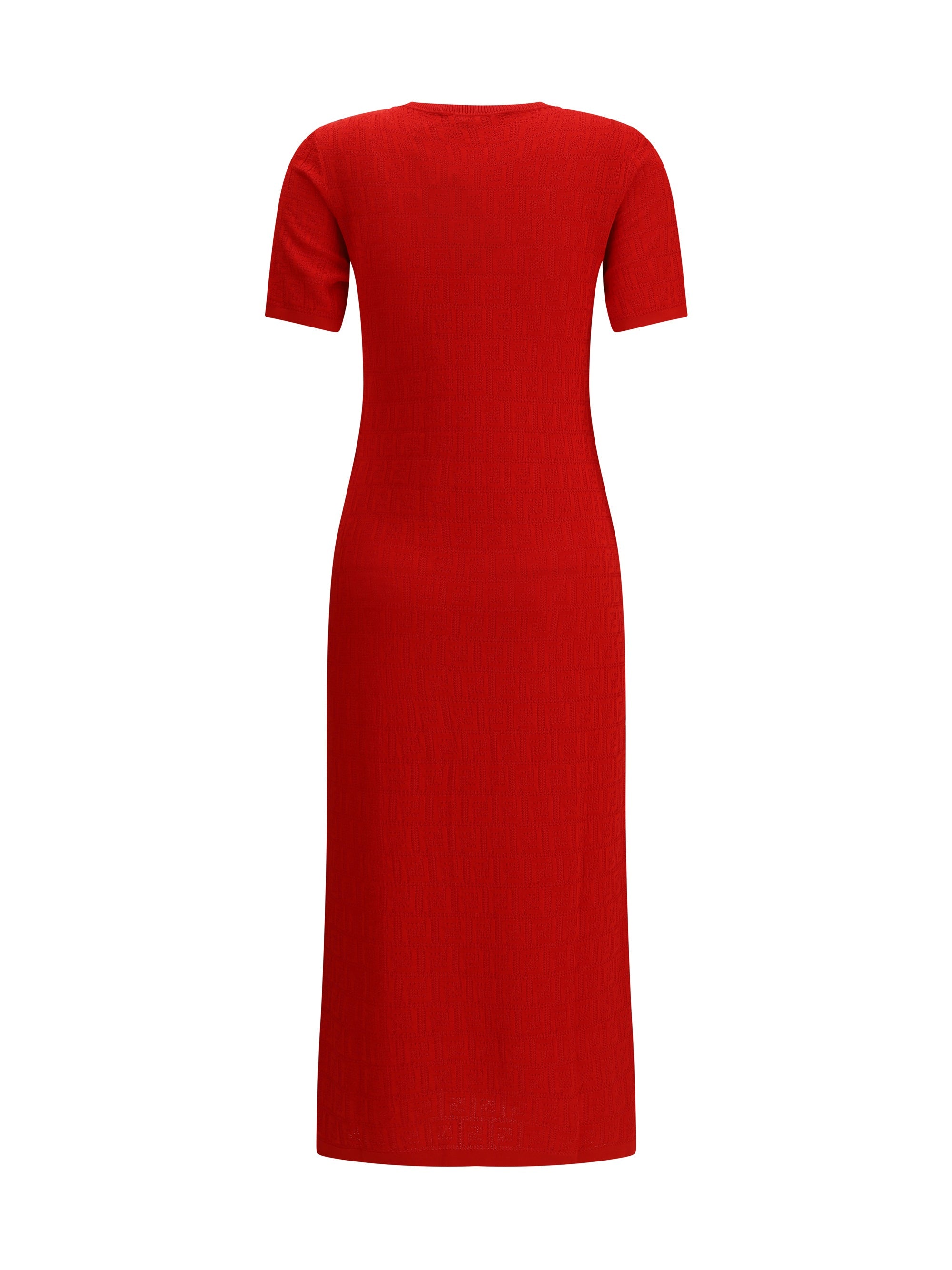 knitted midi dress