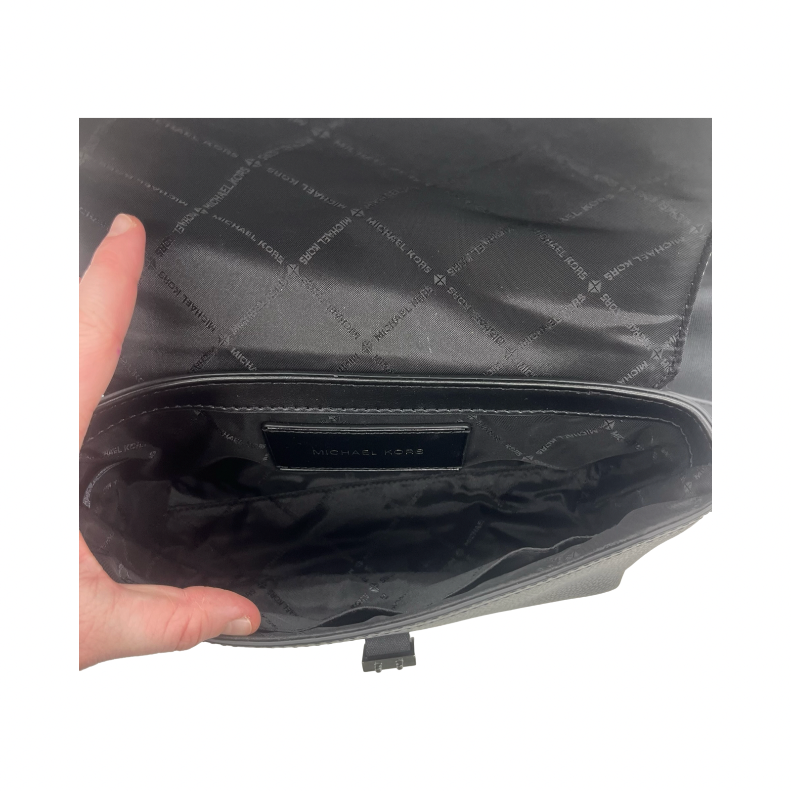 Crossbody Designer By Michael Kors In Black, Size:Medium