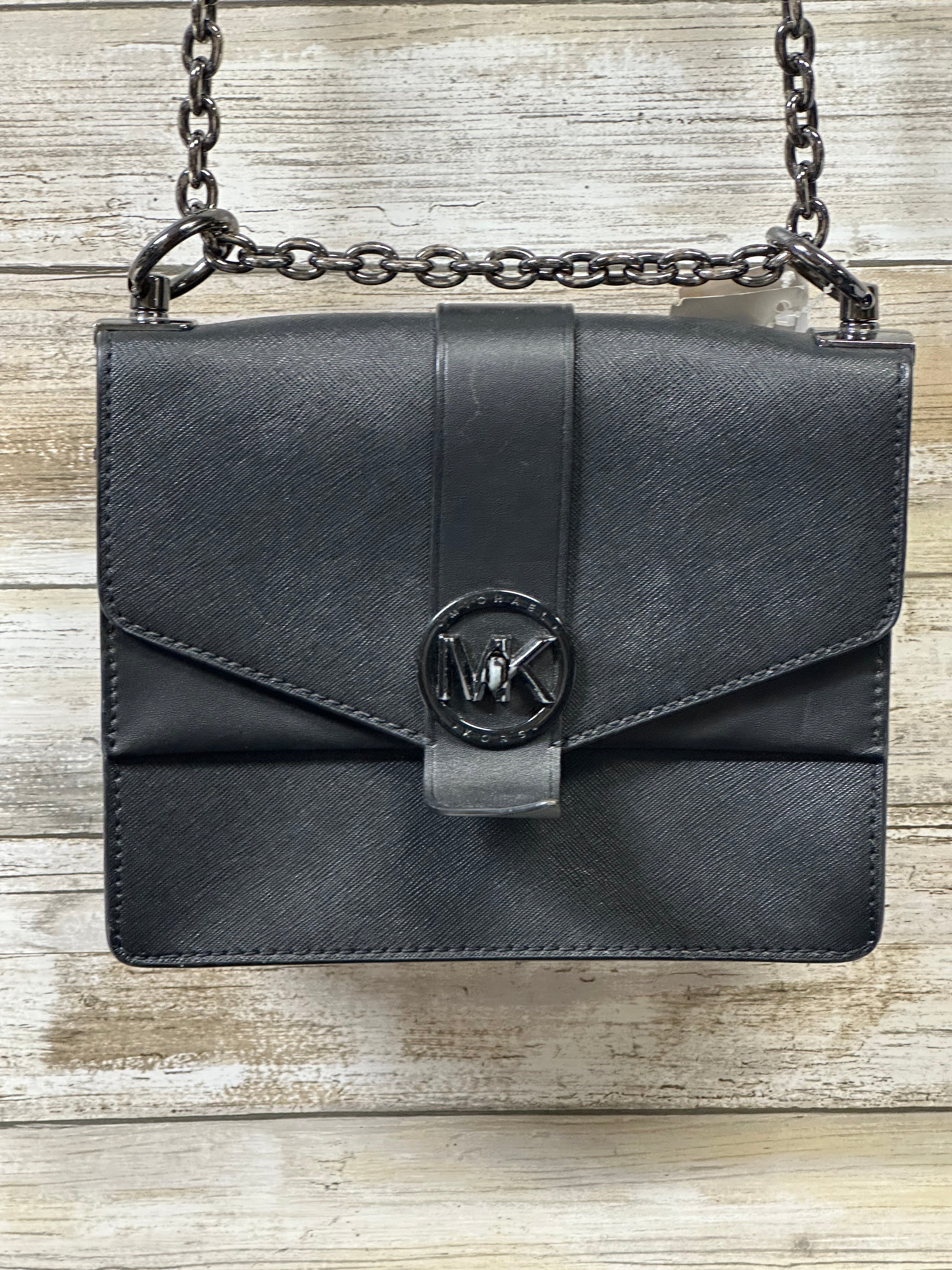 Crossbody Designer By Michael Kors In Black, Size:Small