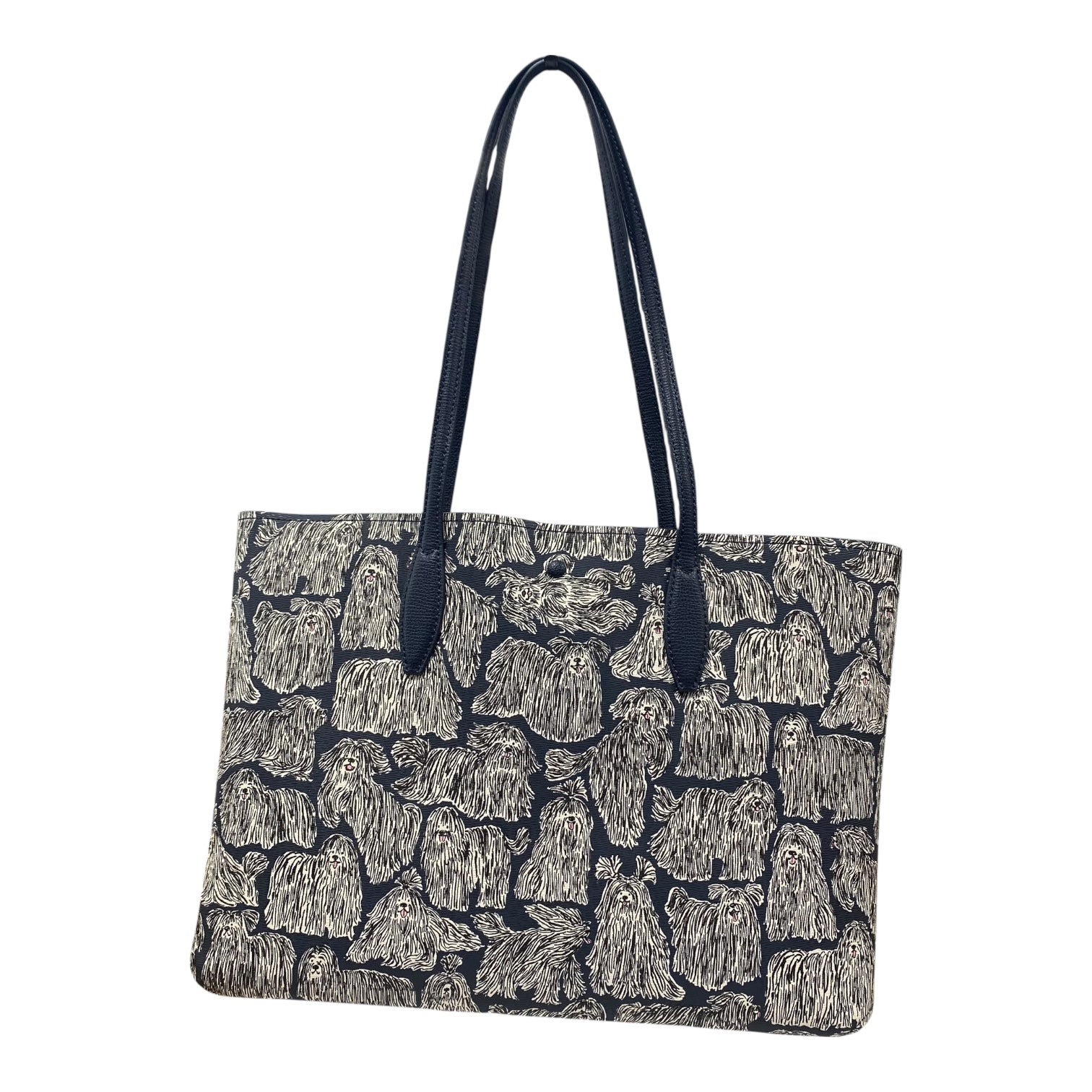 Tote Designer By Kate Spade In Blue, Size:Medium