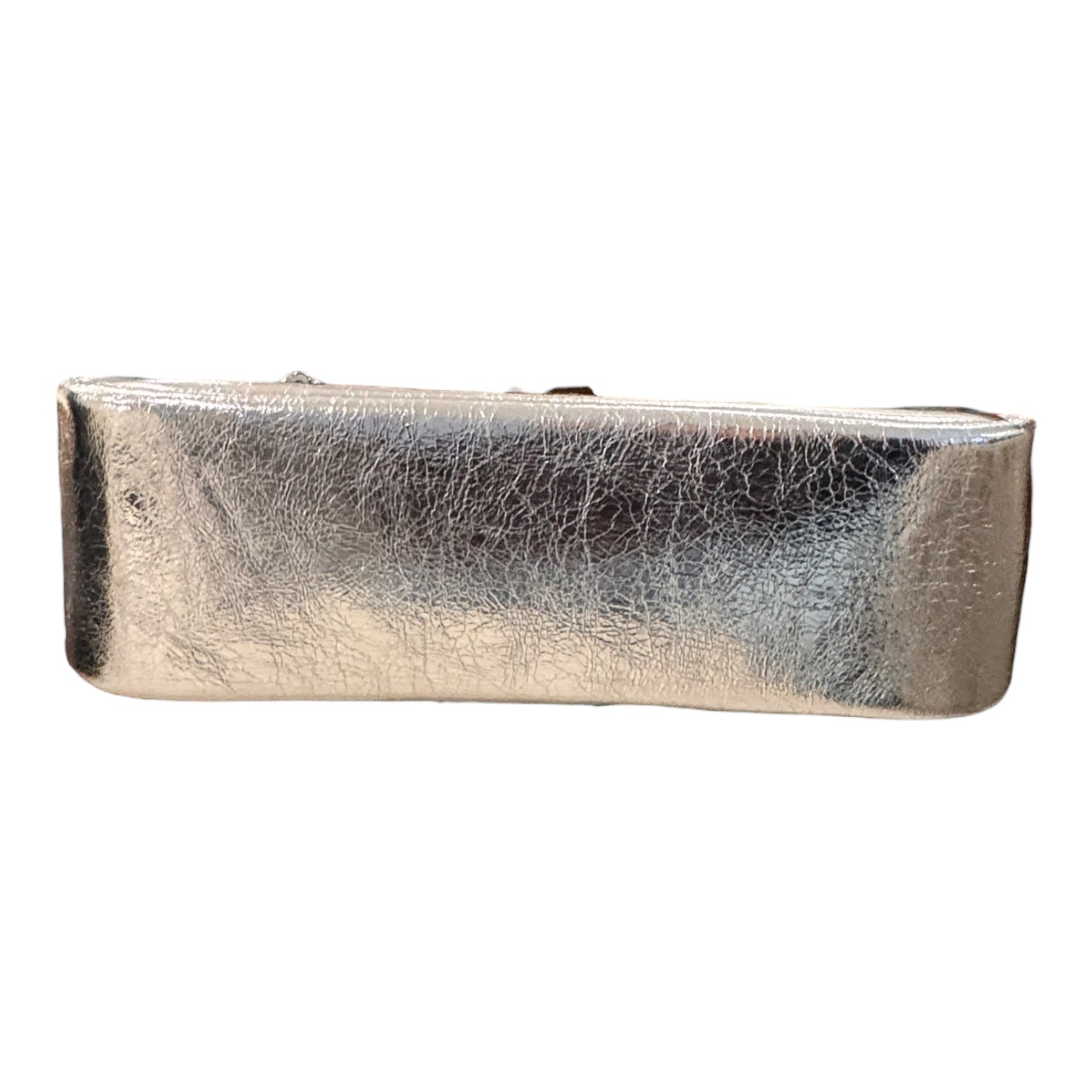 Handbag Designer By Kate Spade In Silver, Size:Medium